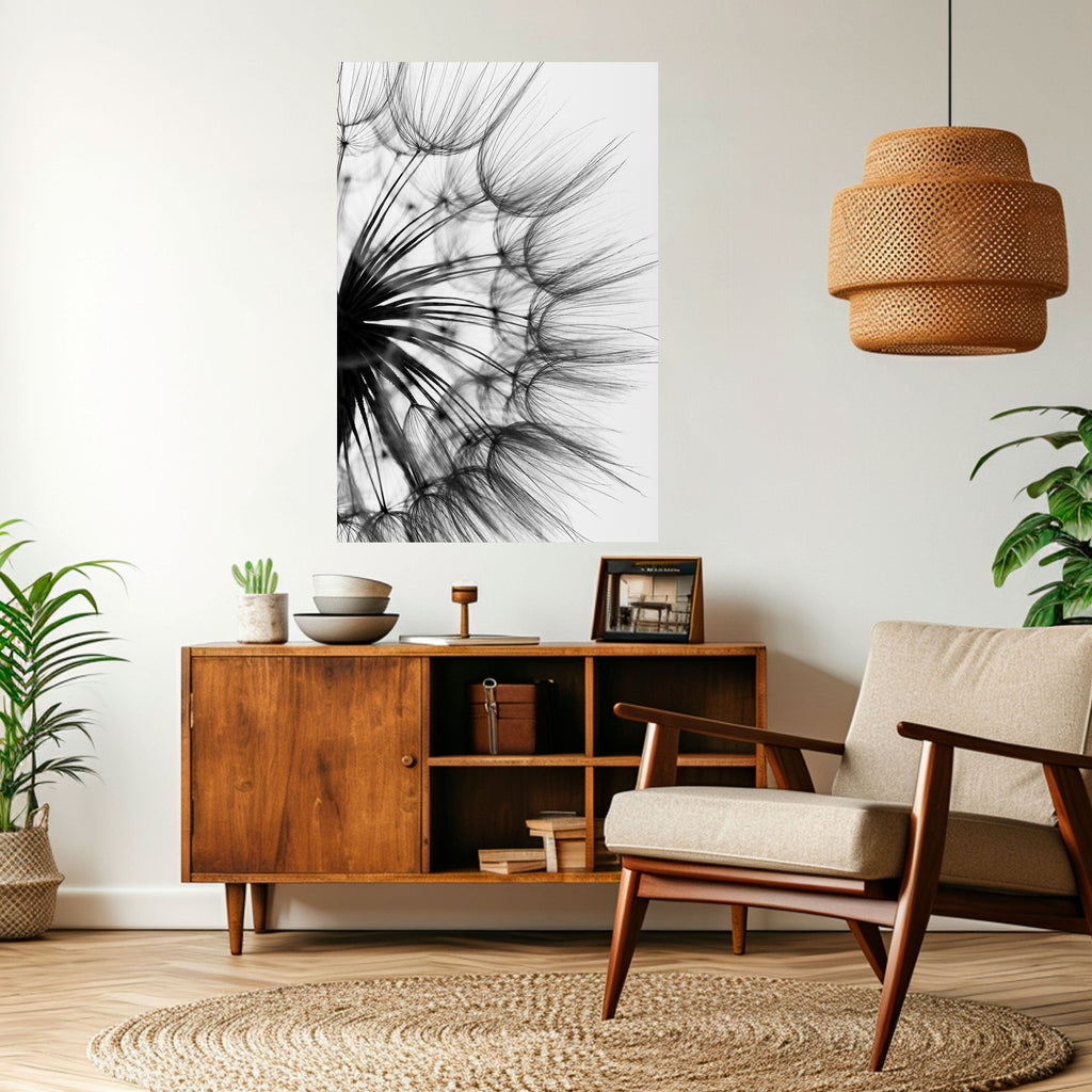 WHISPERING WILDFLOWER Peel and Stick Vertical Poster