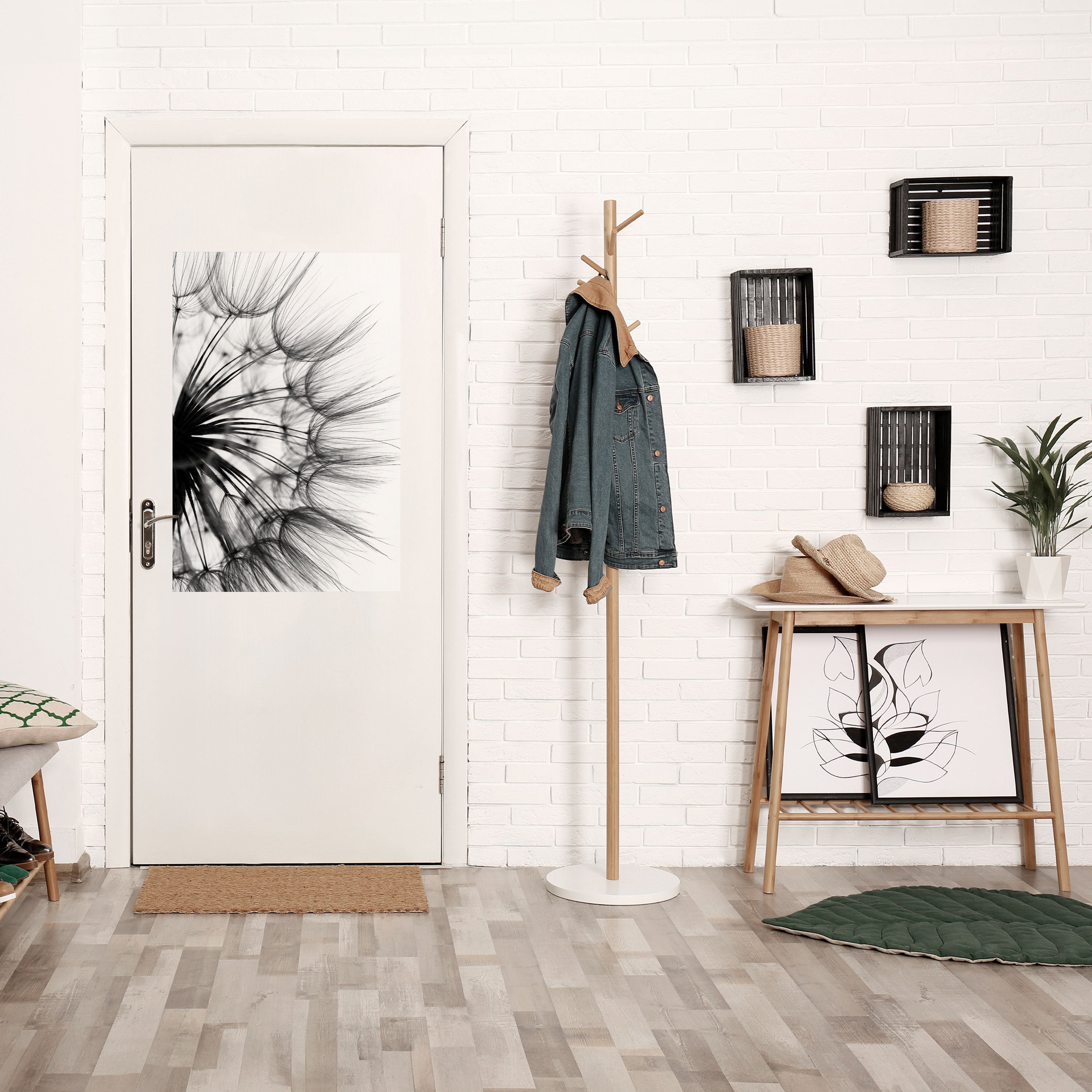 WHISPERING WILDFLOWER Peel and Stick Vertical Poster