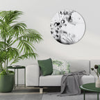 ELEGANT DROPLETS Quadro Redondo Decorativo