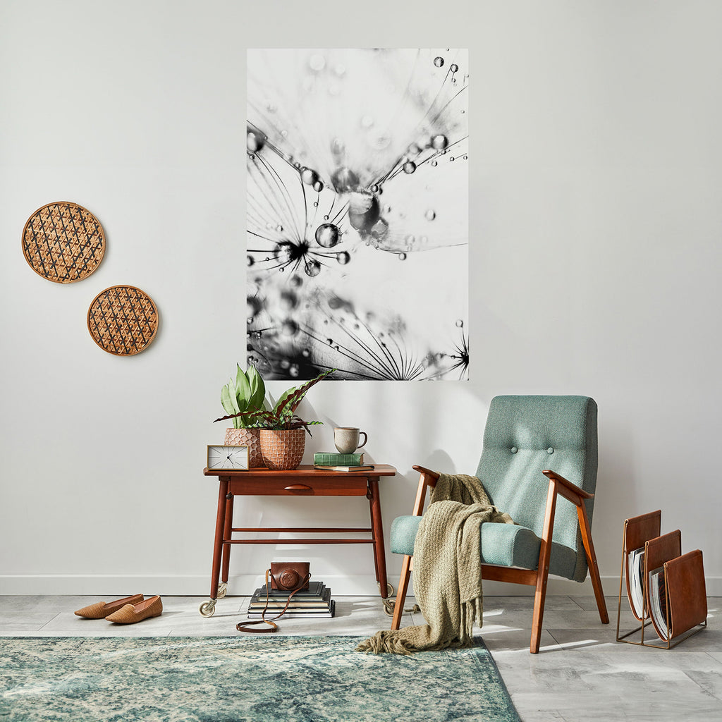 ELEGANT DROPLETS Peel and Stick Vertical Poster