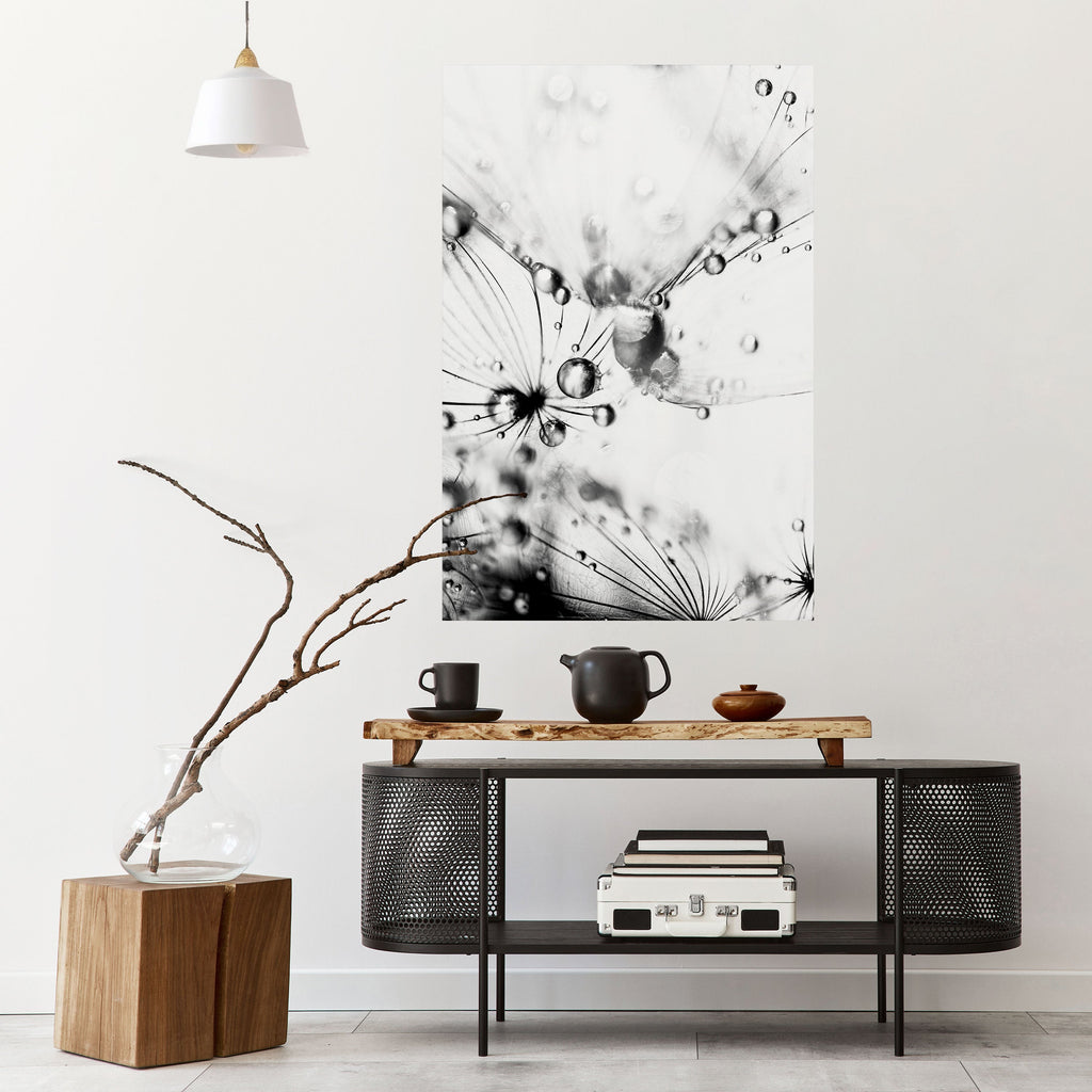 ELEGANT DROPLETS Peel and Stick Vertical Poster