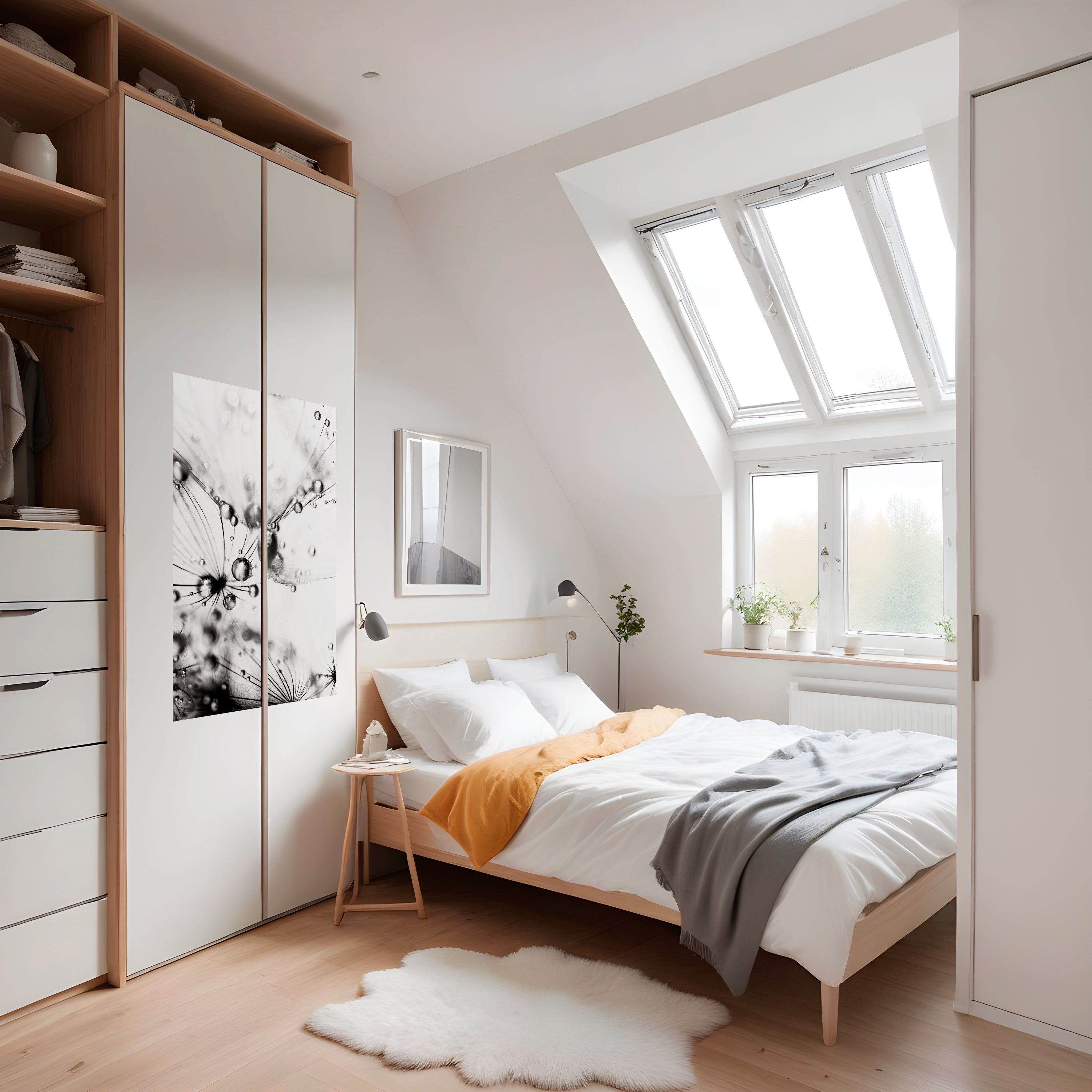 ELEGANT DROPLETS Peel and Stick Vertical Poster