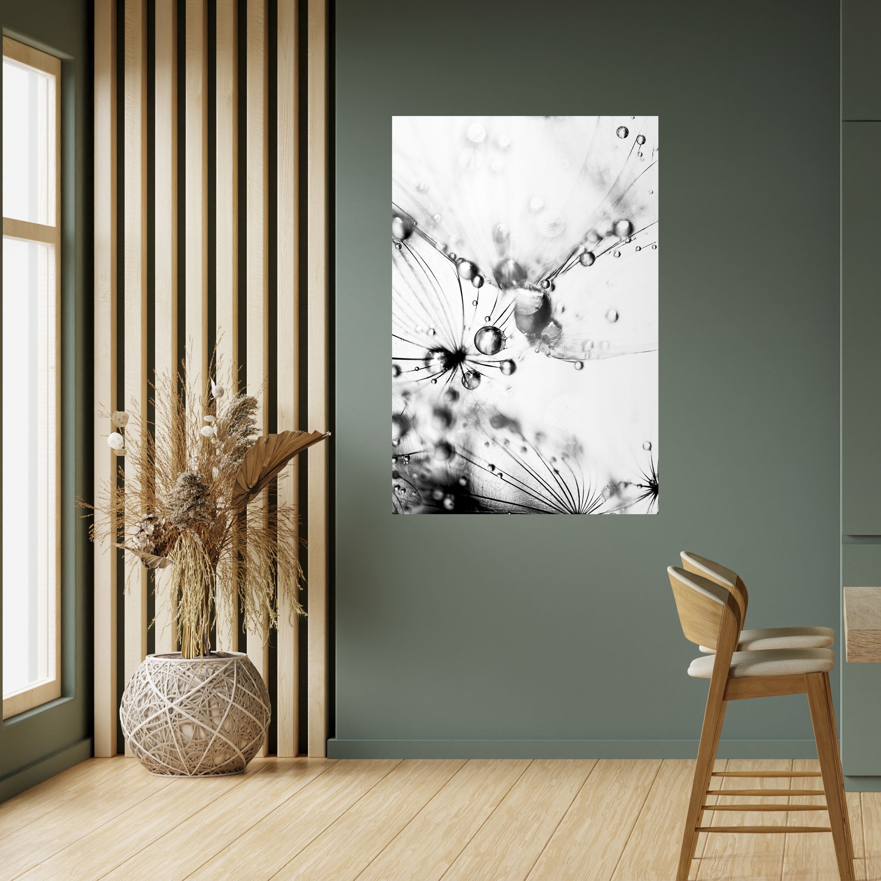 ELEGANT DROPLETS Peel and Stick Vertical Poster