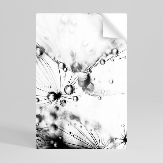ELEGANT DROPLETS Póster Autocolante Vertical