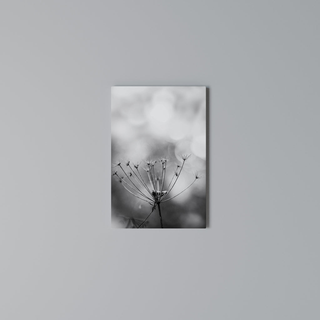 MINIMALIST BLOOM Vertical Canvas Print