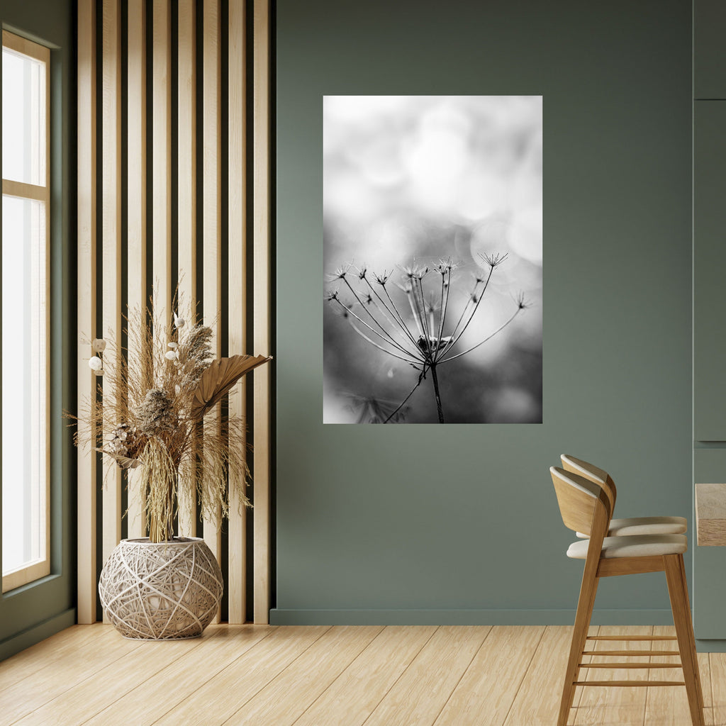 MINIMALIST BLOOM Poster Vertical Autocolante