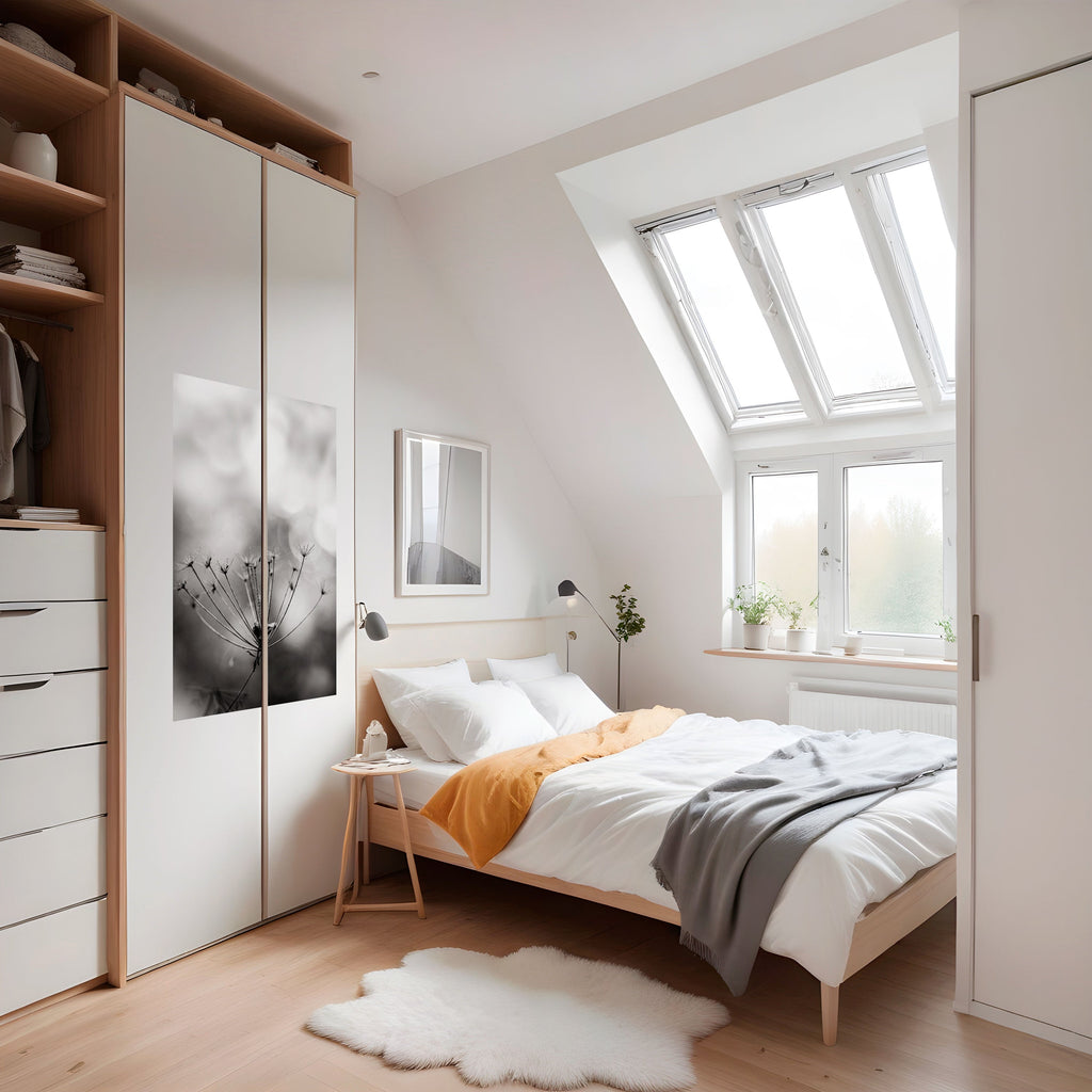 MINIMALIST BLOOM Poster Vertical Autocolante