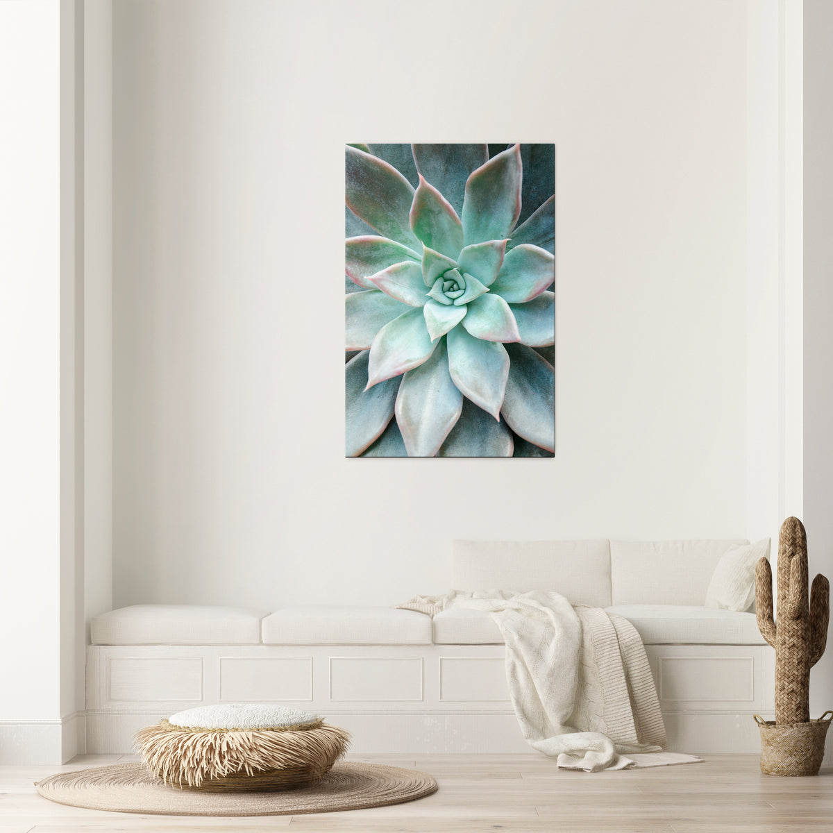GEOMETRIC GARDEN MAGIC Vertical Canvas Print