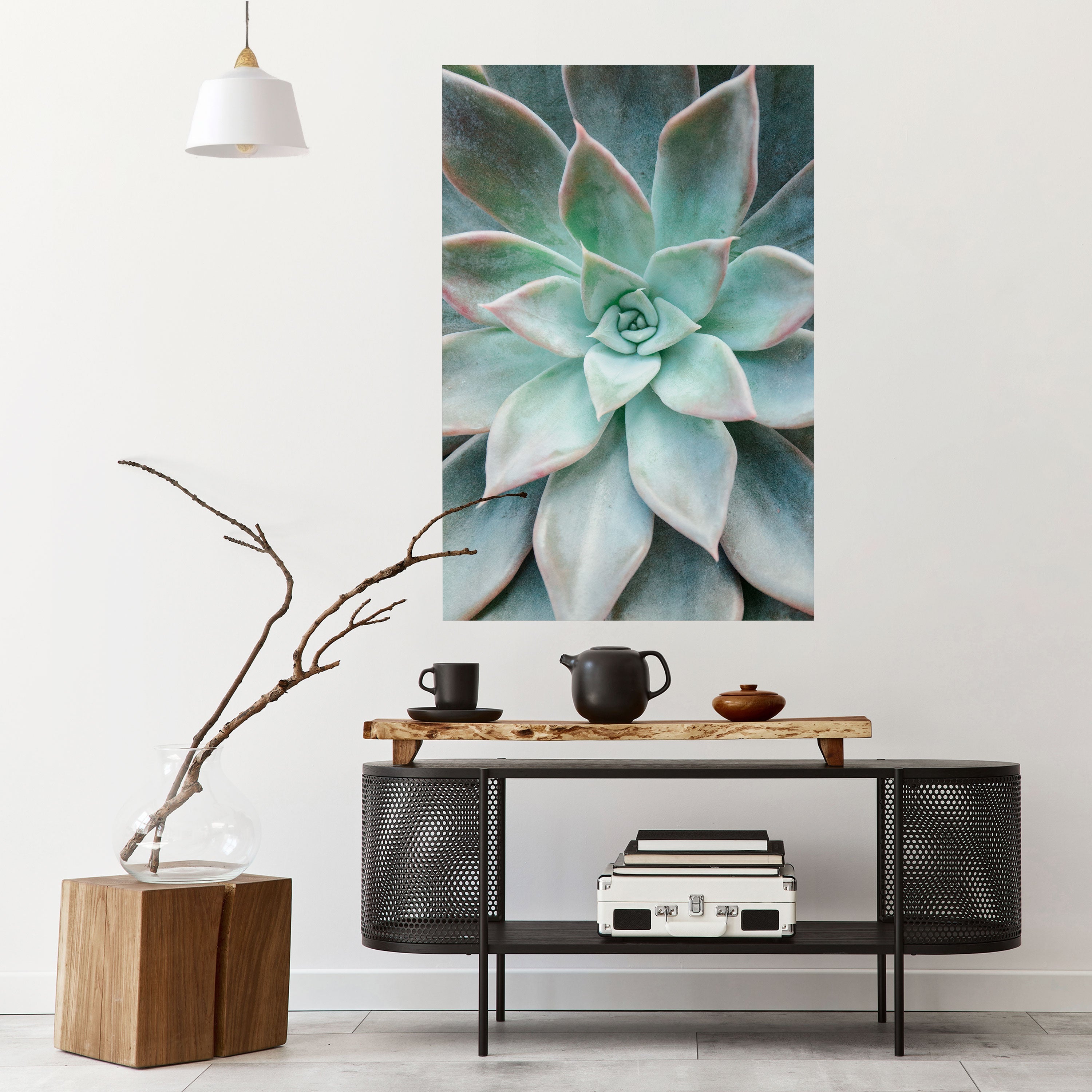GEOMETRIC GARDEN MAGIC Poster Vertical Autocolante