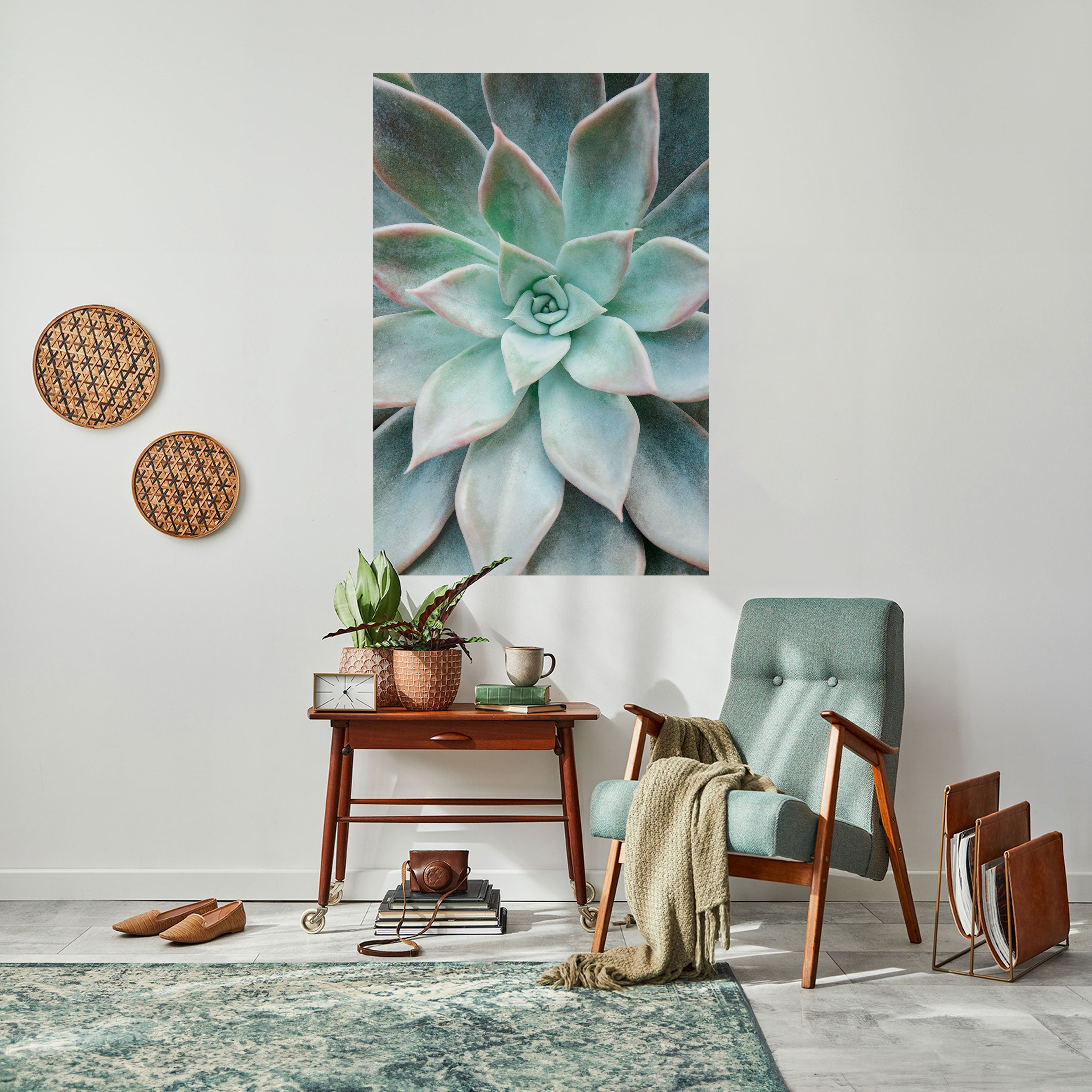 GEOMETRIC GARDEN MAGIC Poster Vertical Autocolante
