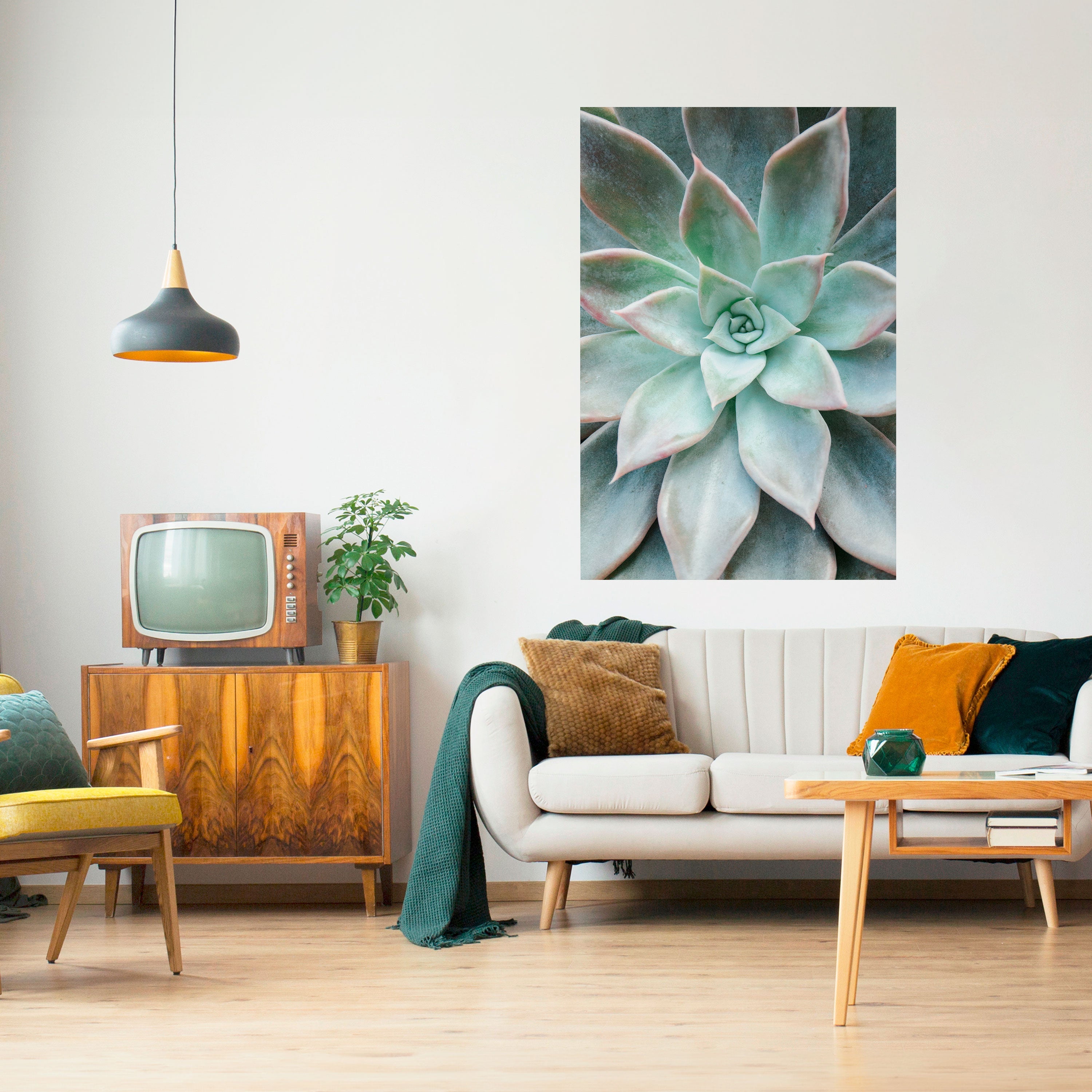 GEOMETRIC GARDEN MAGIC Poster Vertical Autocolante