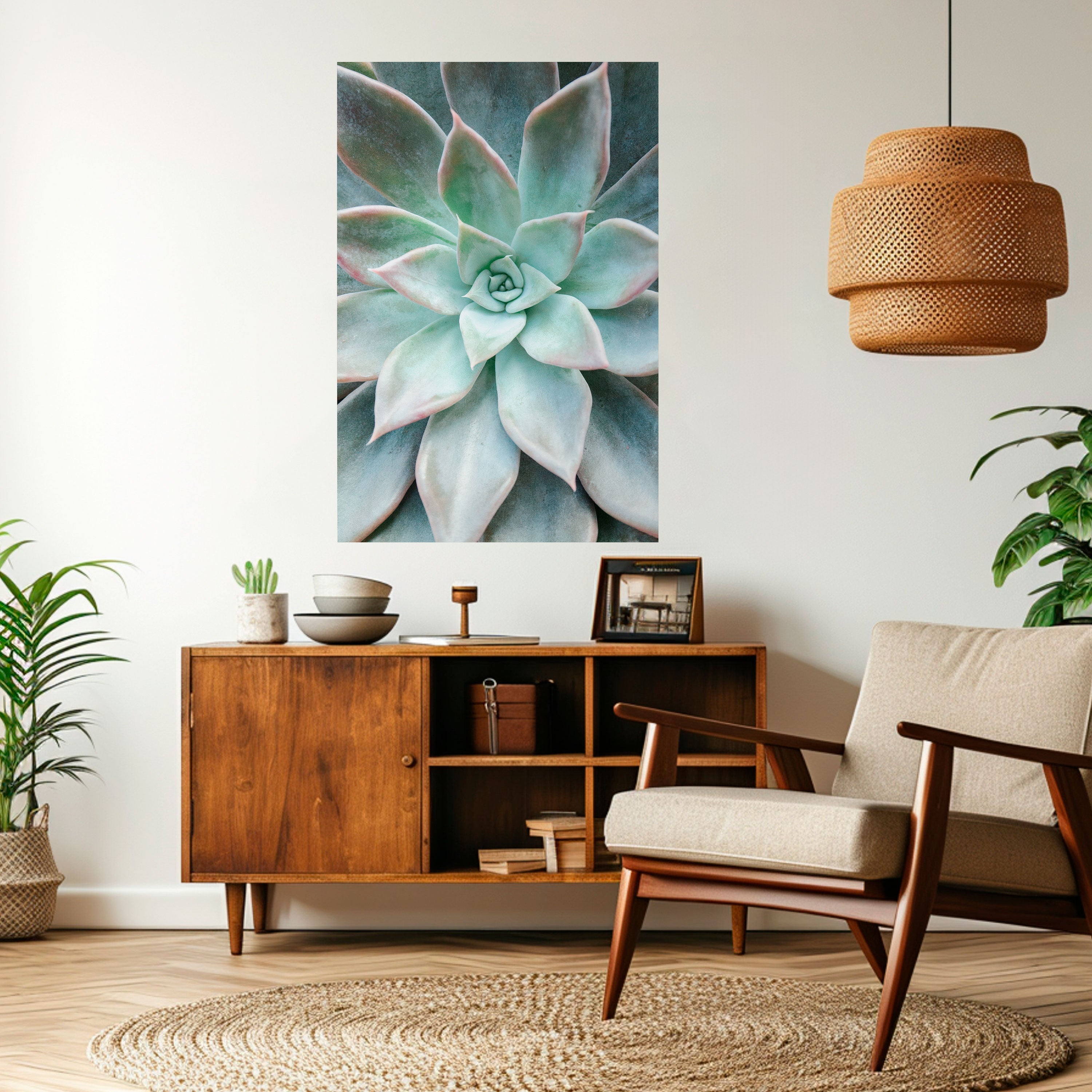 GEOMETRIC GARDEN MAGIC Poster Vertical Autocolante