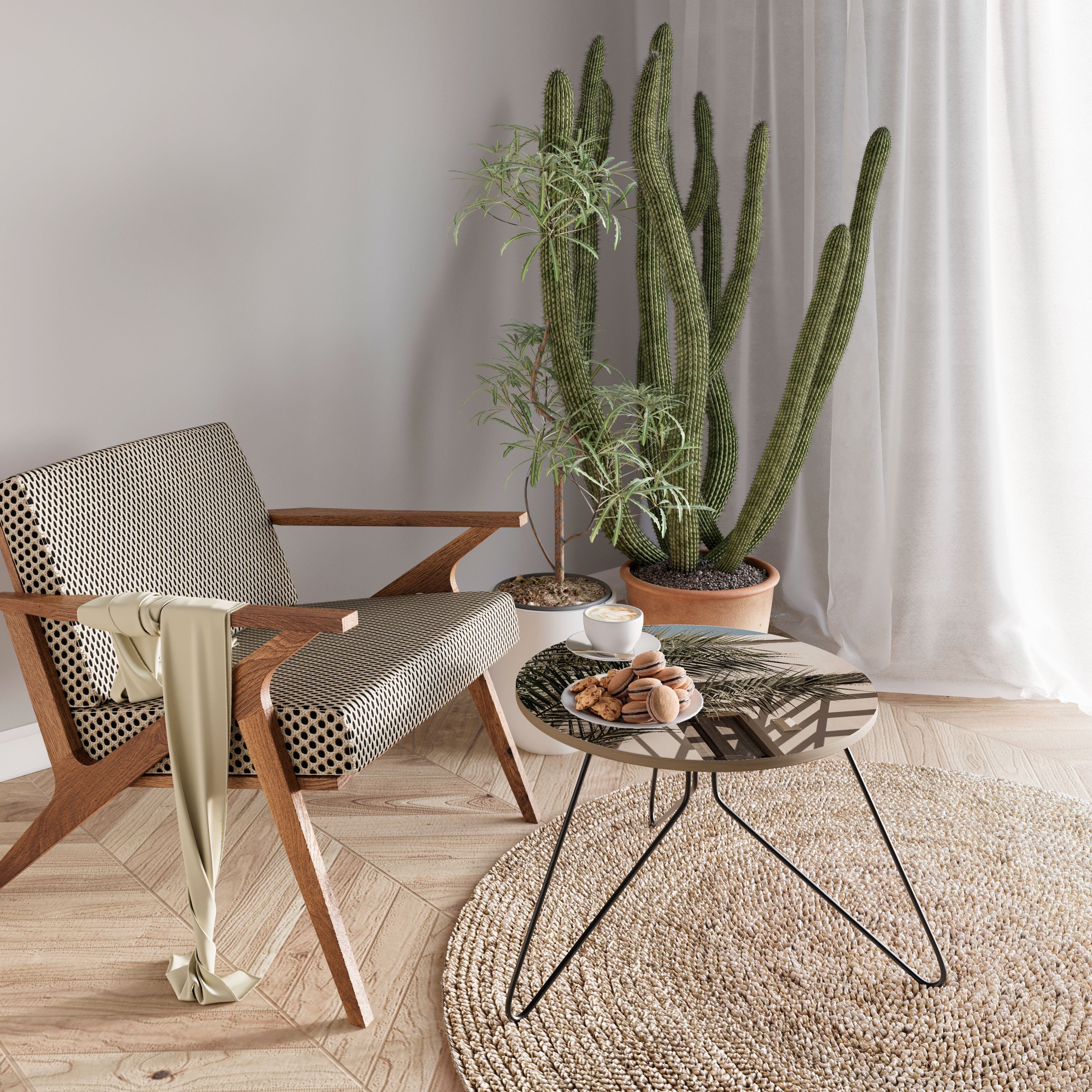 PALM SHADOW DANCE Mesa de Centro 60