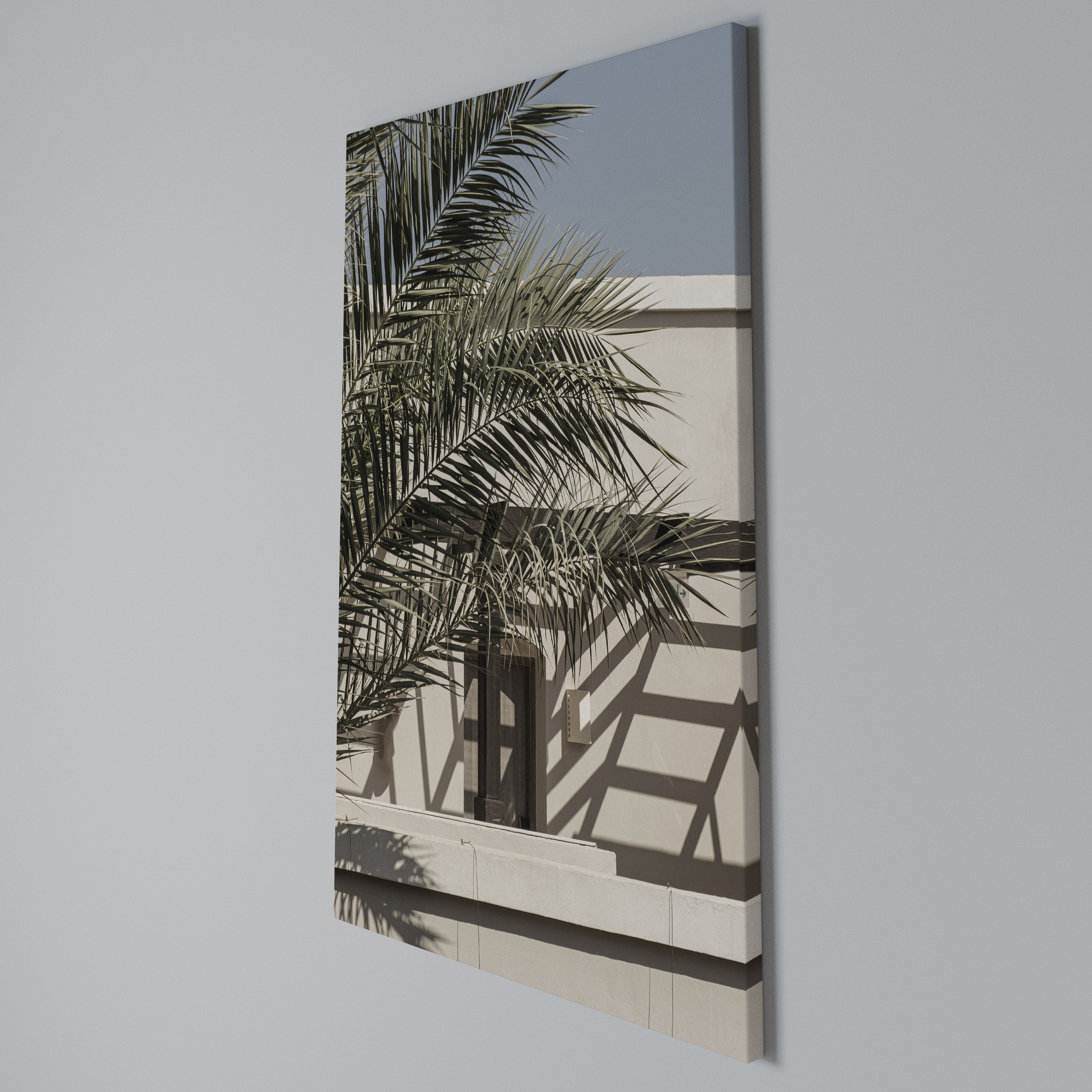 PALM SHADOW DANCE Quadro em tela vertical