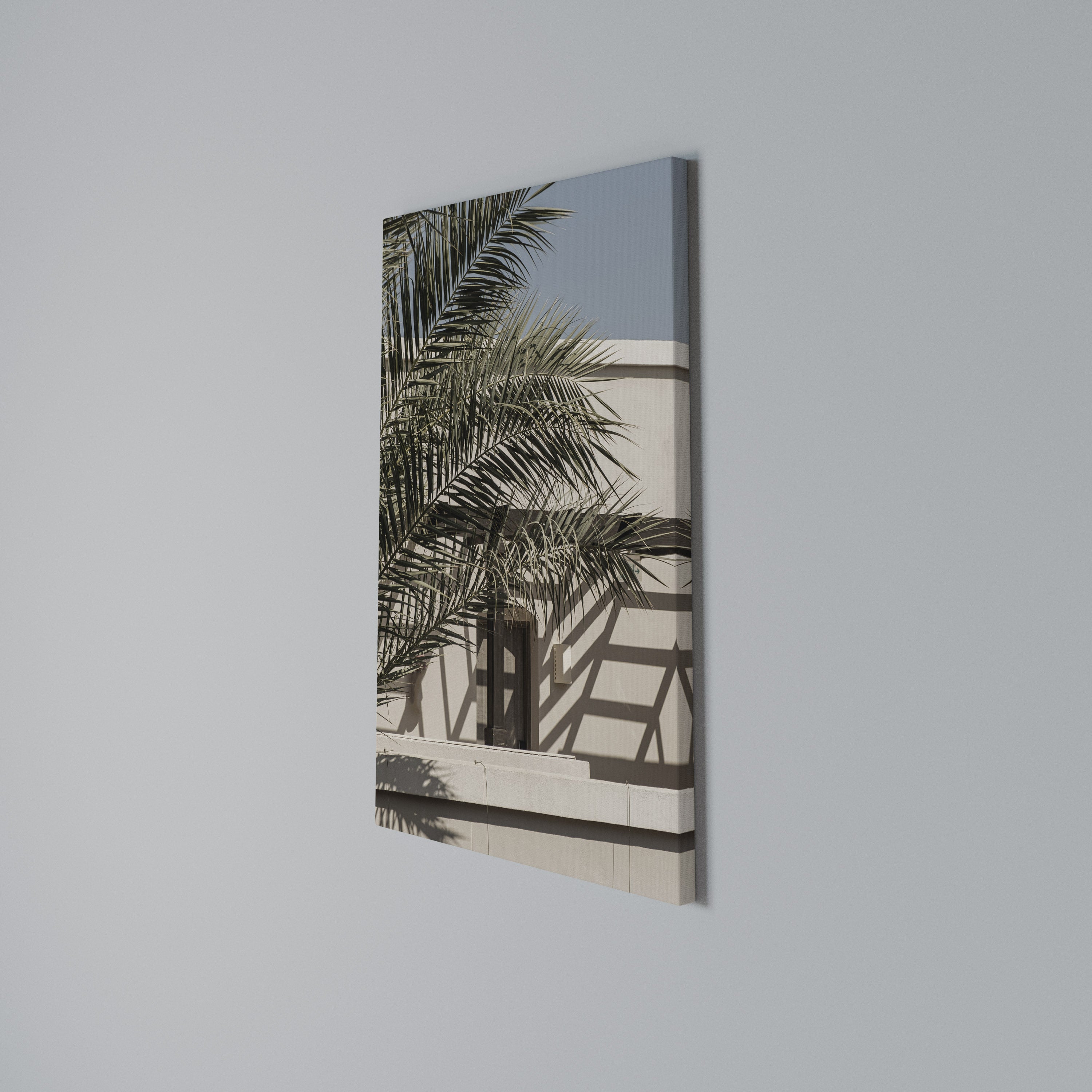 PALM SHADOW DANCE Quadro em tela vertical