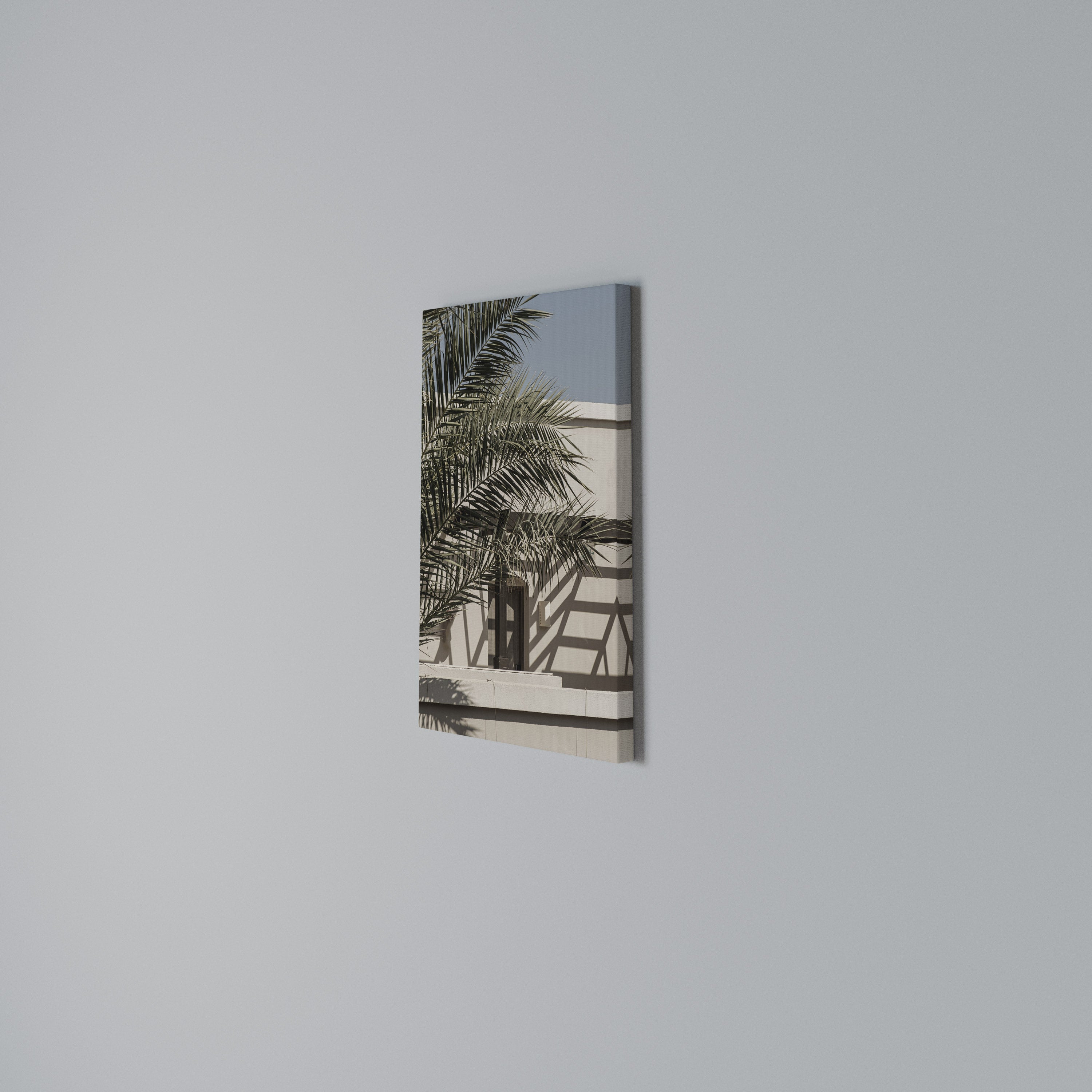 PALM SHADOW DANCE Quadro em tela vertical