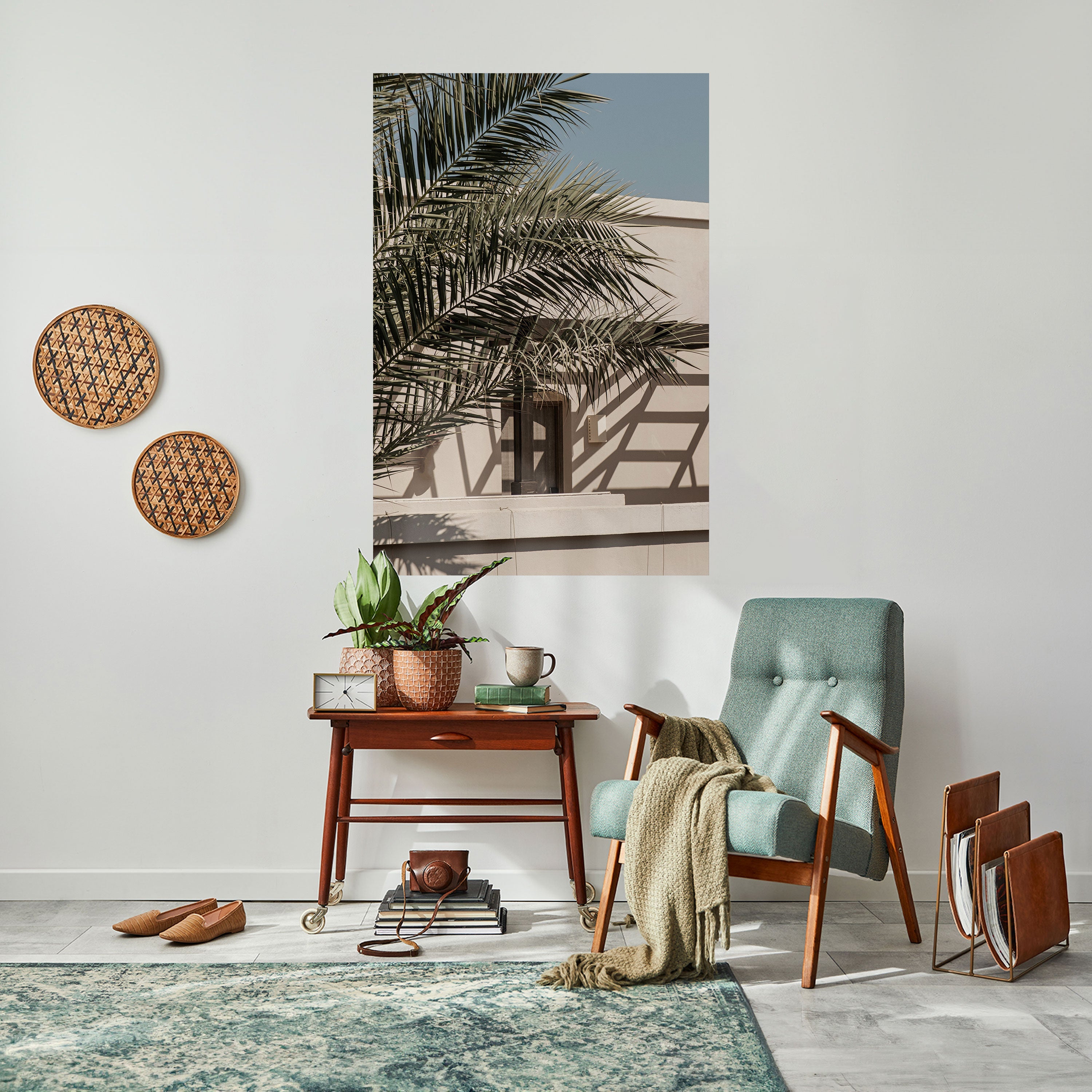 PALM SHADOW DANCE Poster Vertical Autocolante