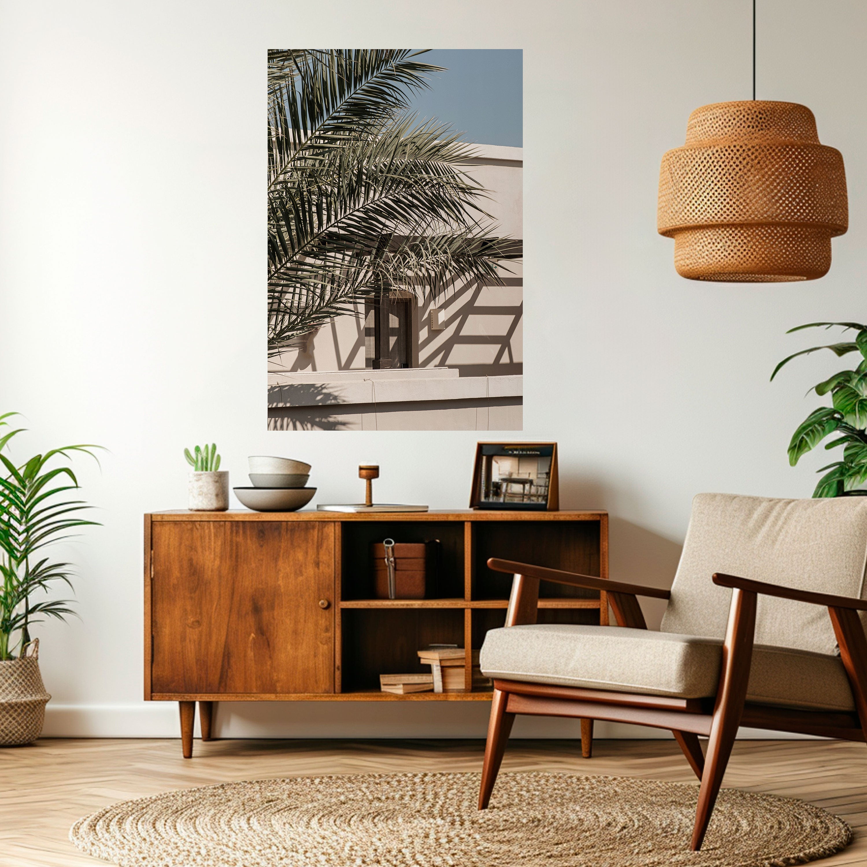 PALM SHADOW DANCE Poster Vertical Autocolante