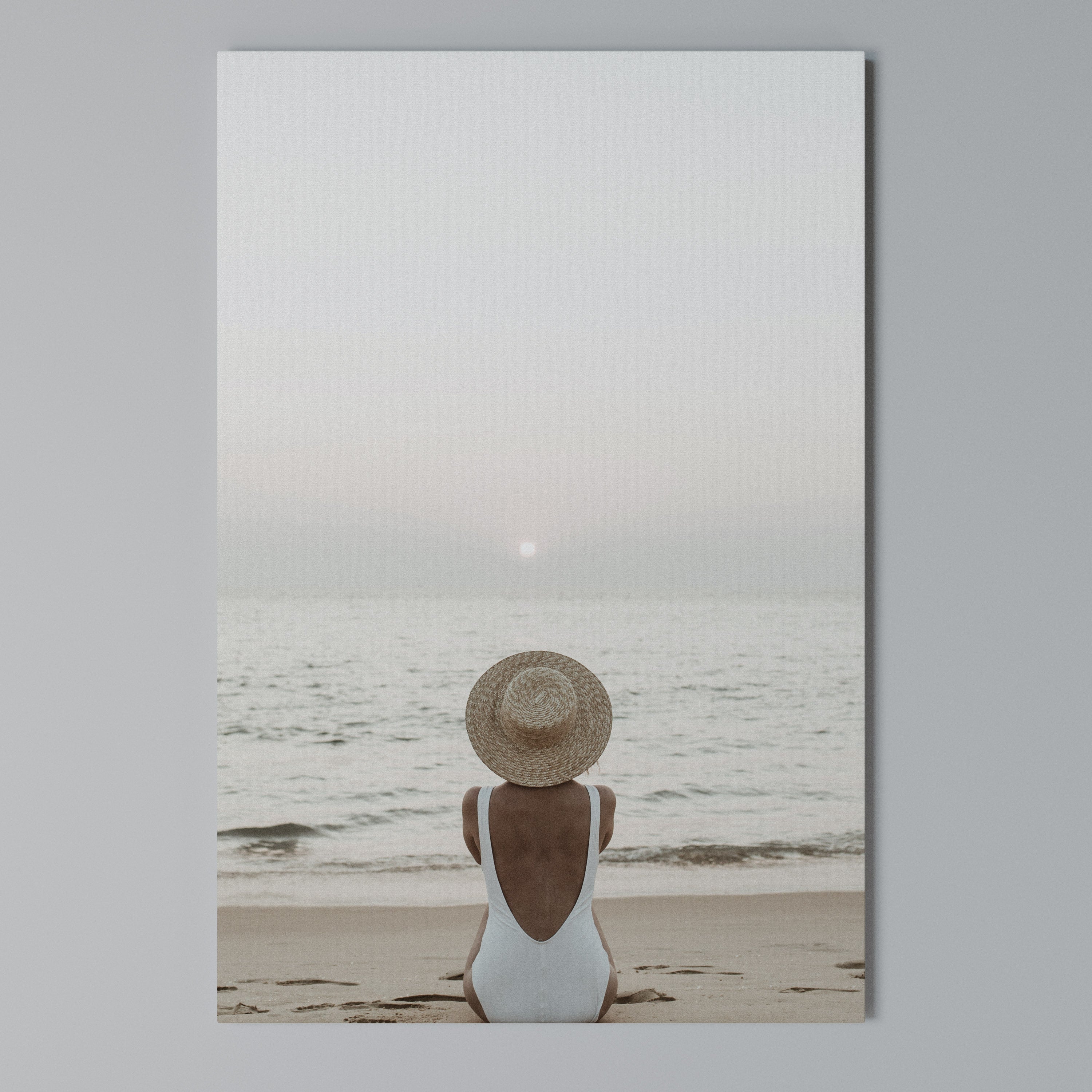 SAND AND SOLITUDE Quadro em tela vertical