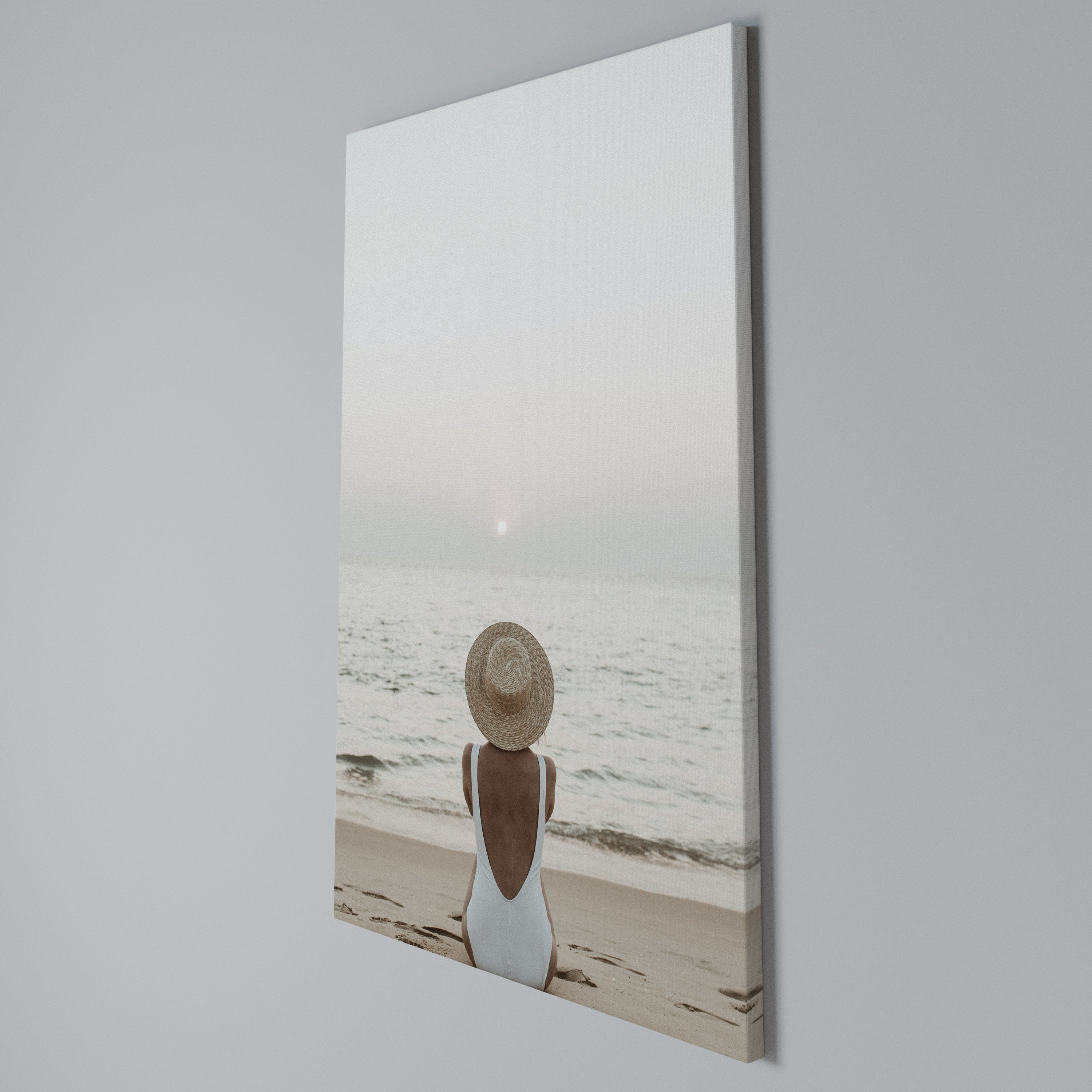 SAND AND SOLITUDE Quadro em tela vertical