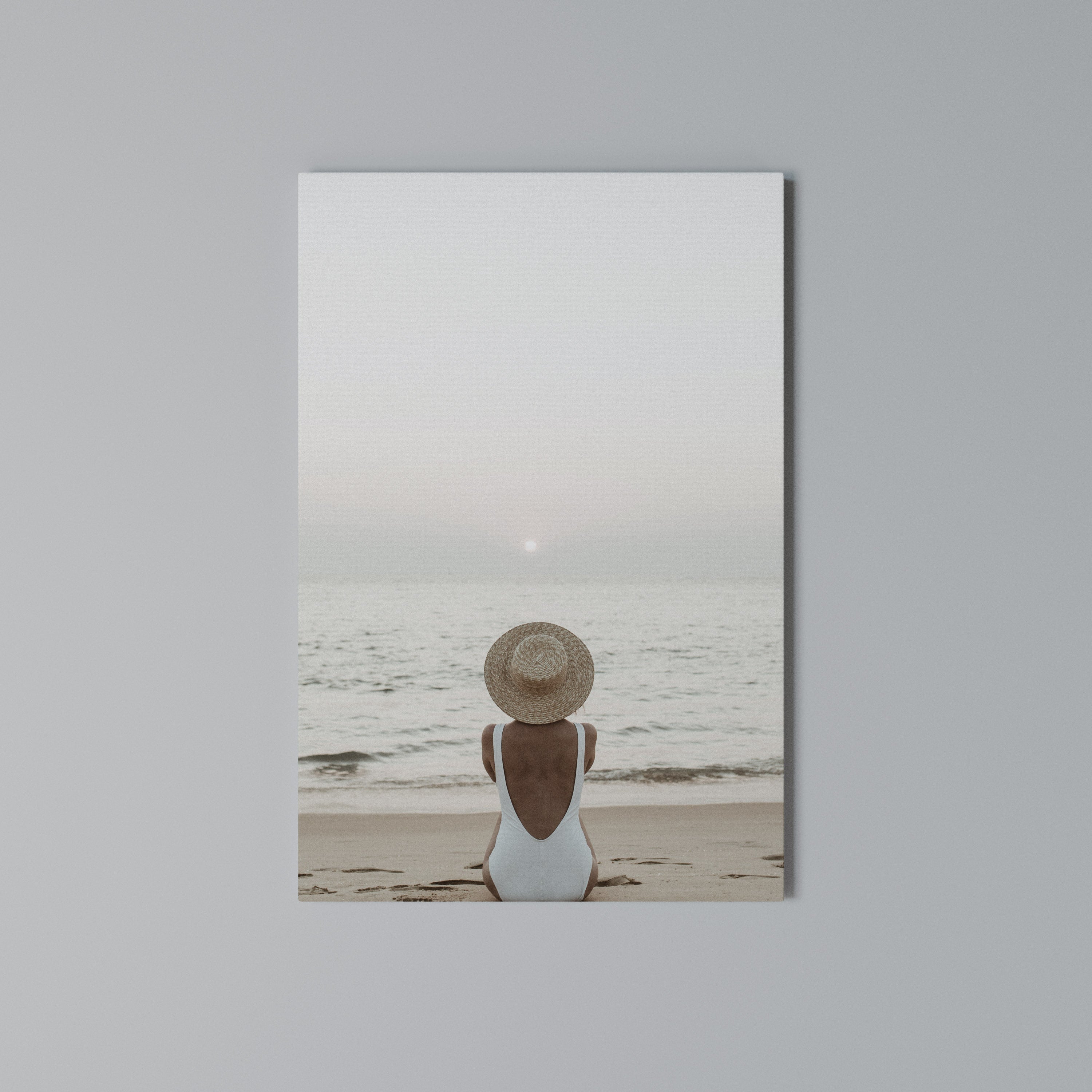 SAND AND SOLITUDE Quadro em tela vertical
