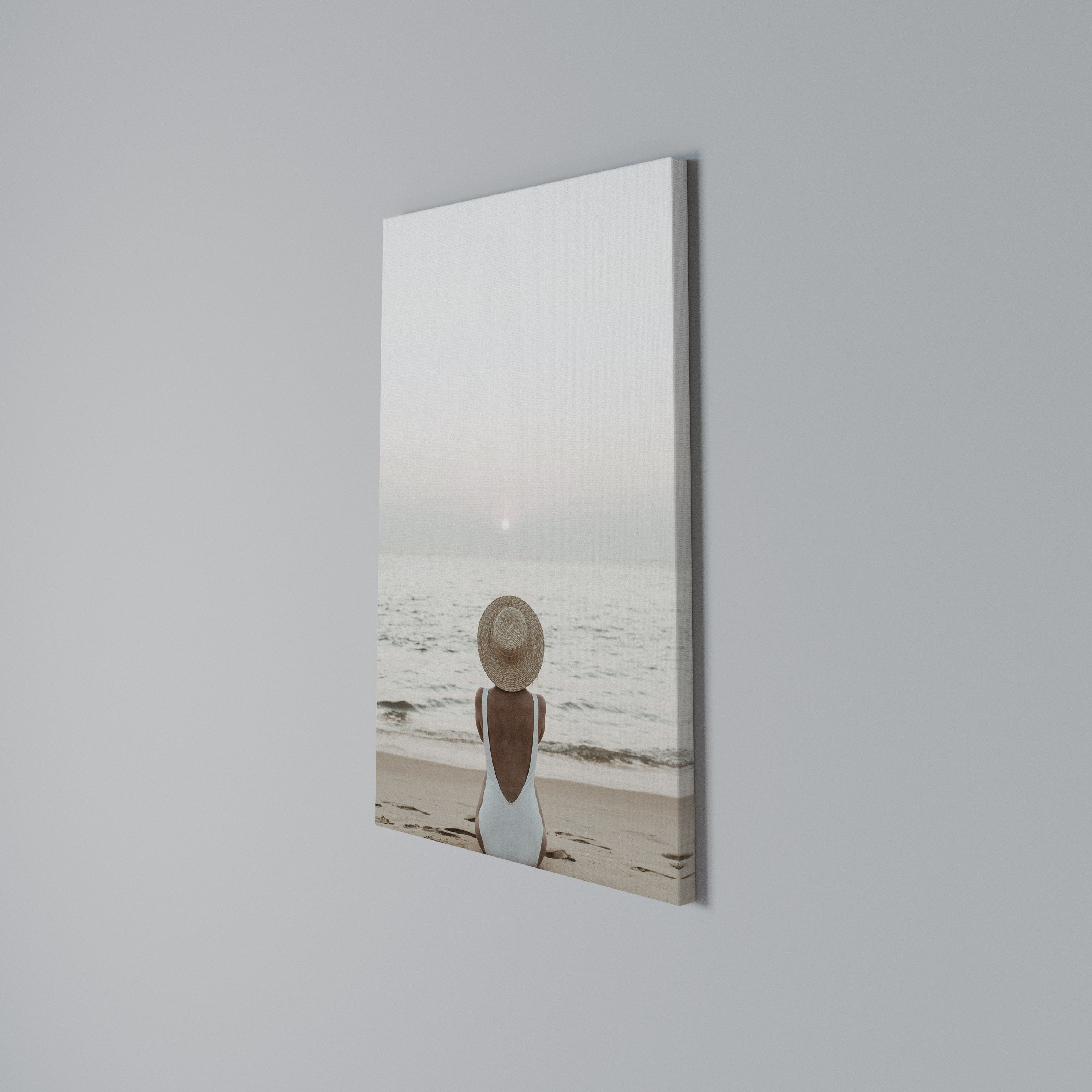 SAND AND SOLITUDE Quadro em tela vertical