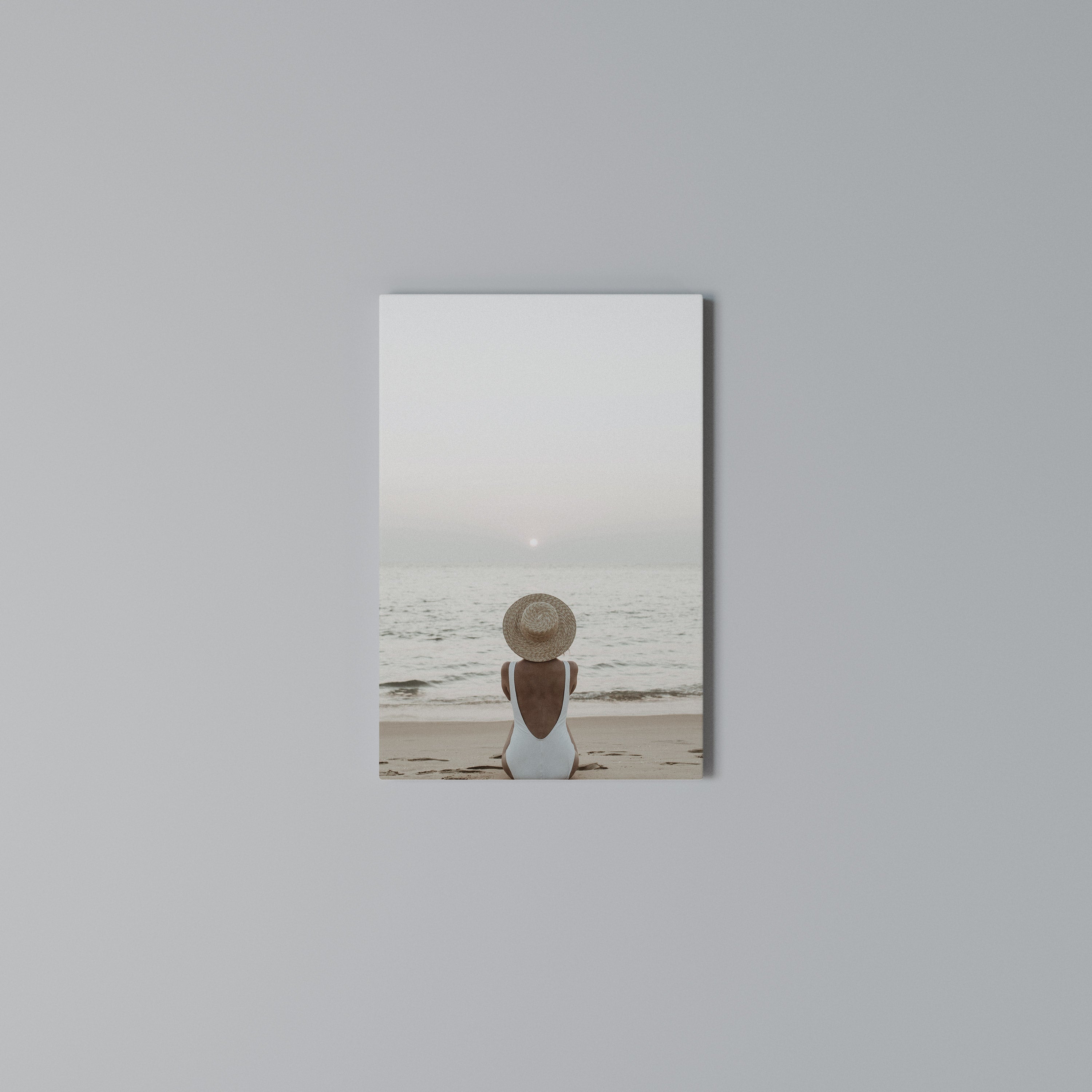 SAND AND SOLITUDE Quadro em tela vertical