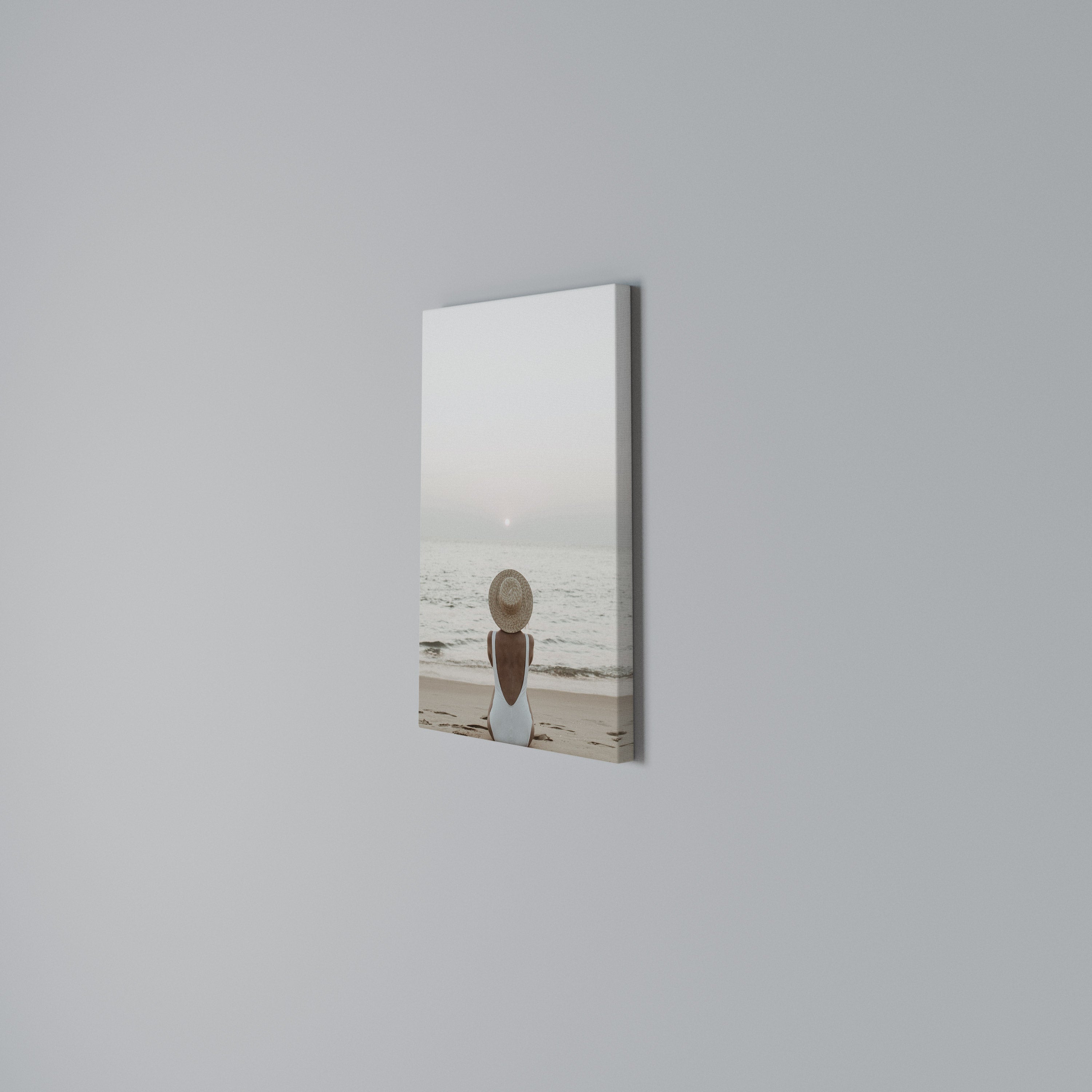 SAND AND SOLITUDE Quadro em tela vertical