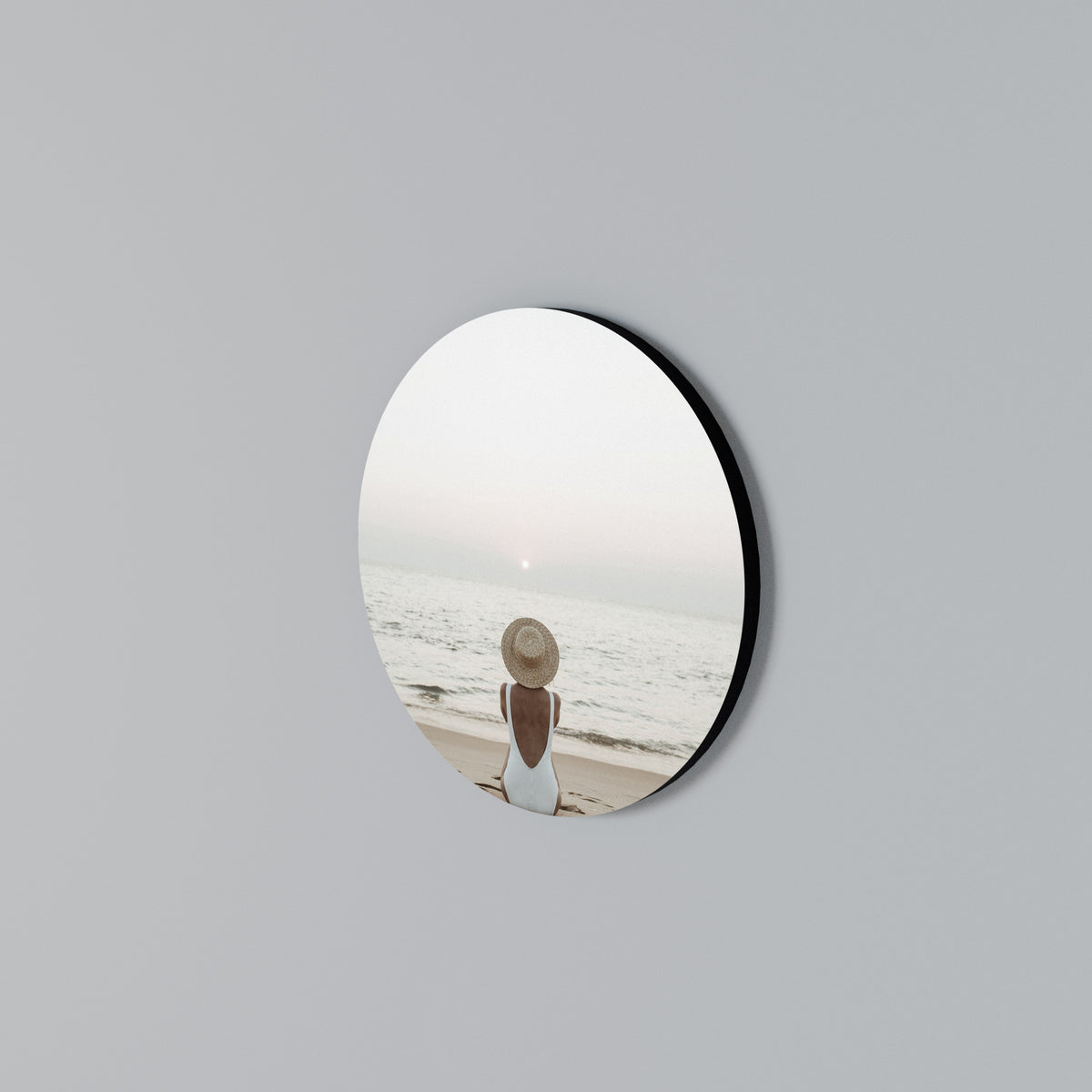 SAND AND SOLITUDE Arte de Parede Redonda