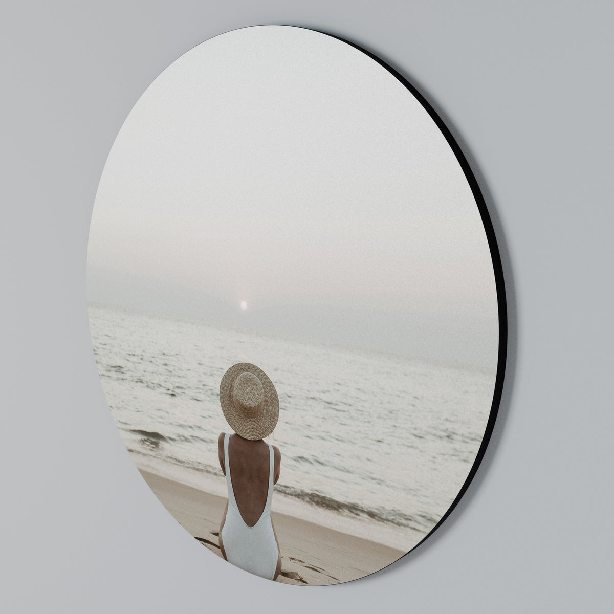 SAND AND SOLITUDE Arte de Parede Redonda