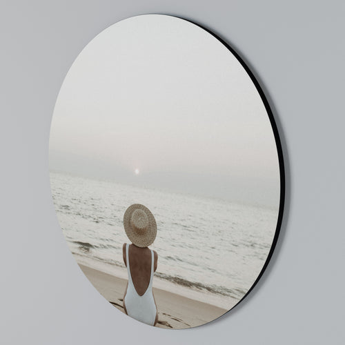 SAND AND SOLITUDE Arte de Parede Redonda