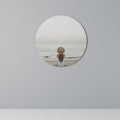 SAND AND SOLITUDE Quadro Redondo Decorativo