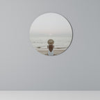 SAND AND SOLITUDE Quadro Redondo Decorativo