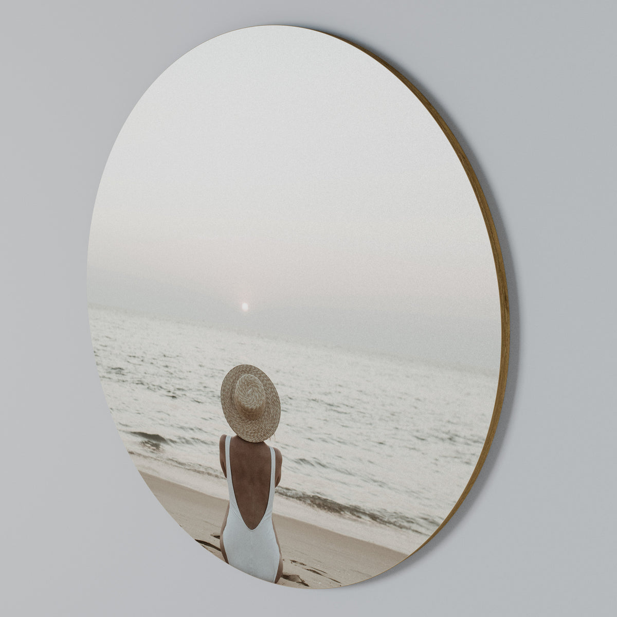 SAND AND SOLITUDE Arte de Parede Redonda