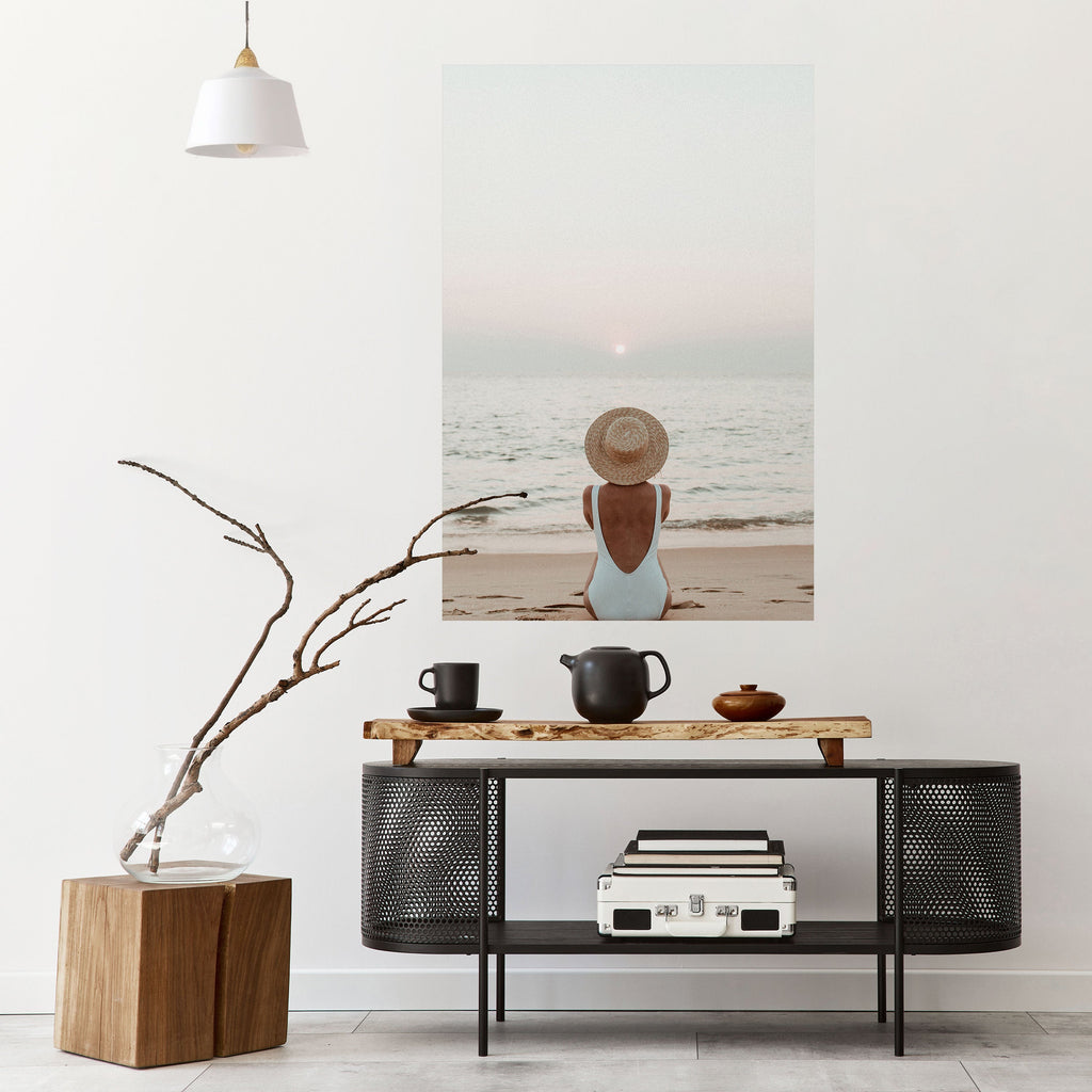 SAND AND SOLITUDE Peel and Stick Vertical Poster