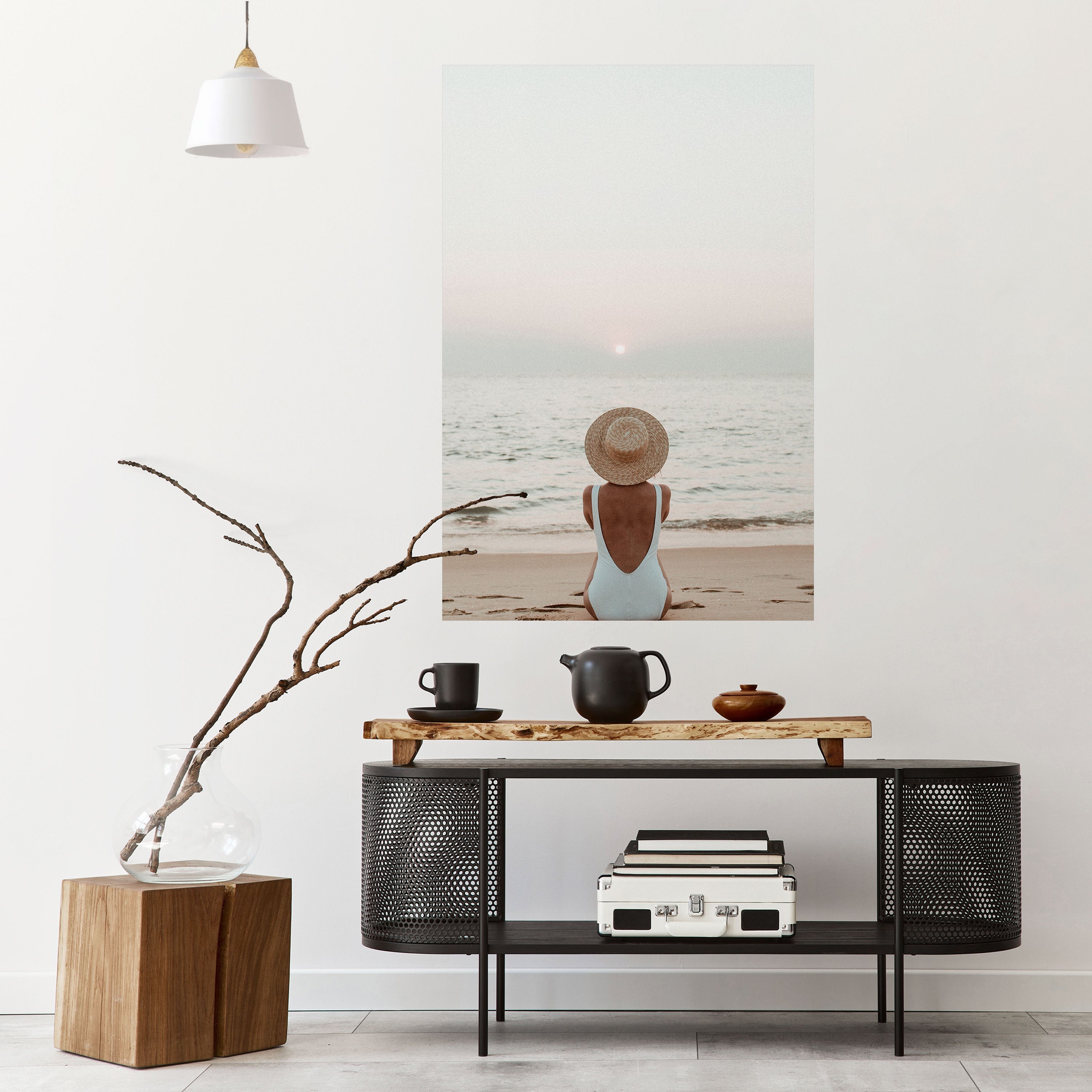 SAND AND SOLITUDE Peel and Stick Vertical Poster