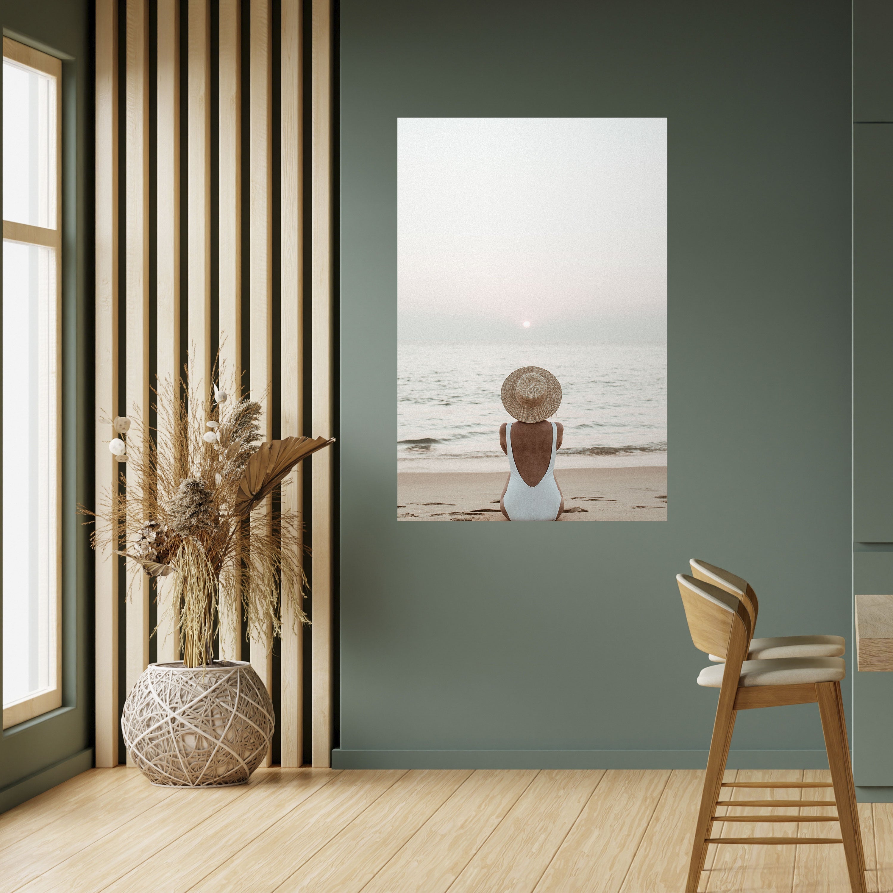 SAND AND SOLITUDE Peel and Stick Vertical Poster