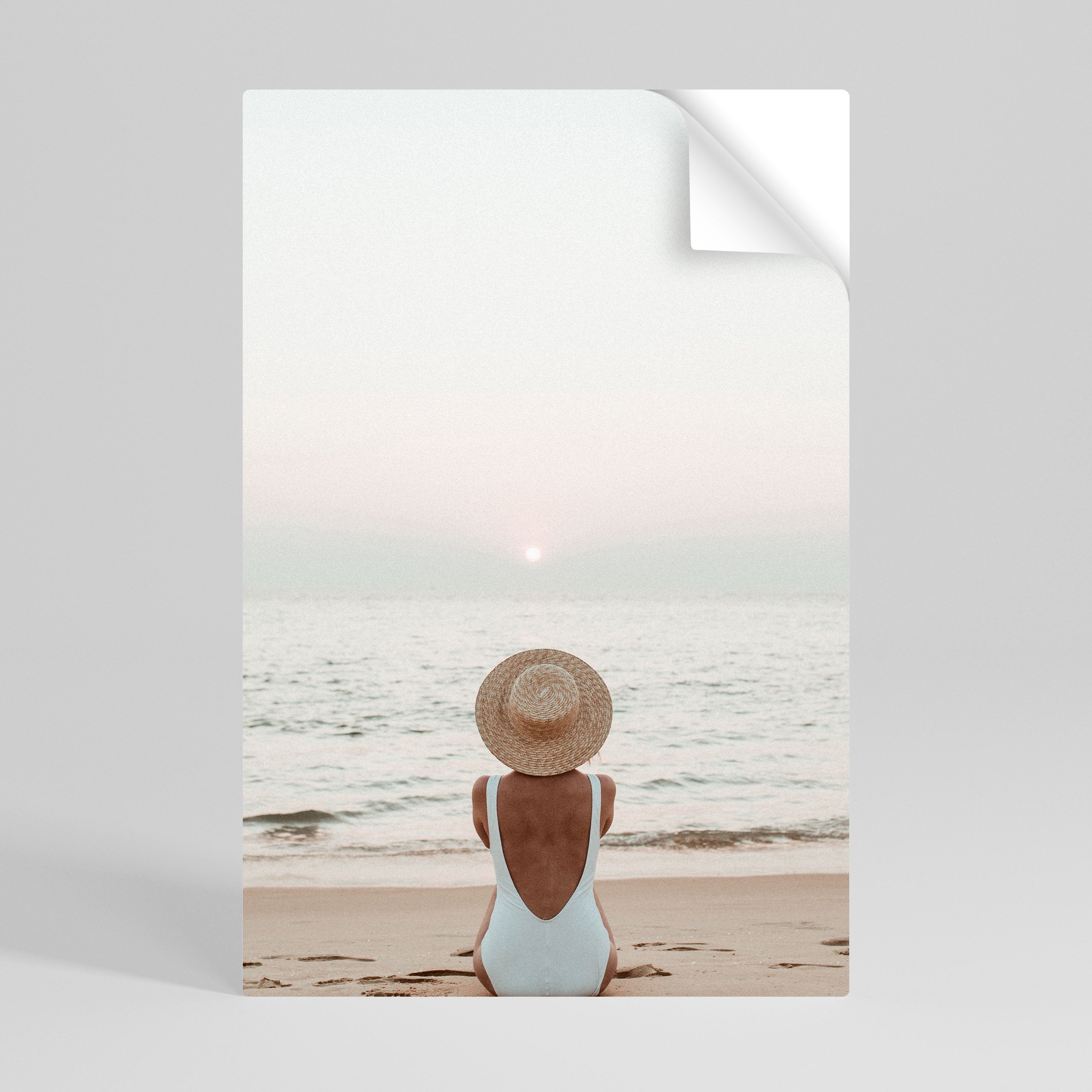 SAND AND SOLITUDE Poster Vertical Autocolante