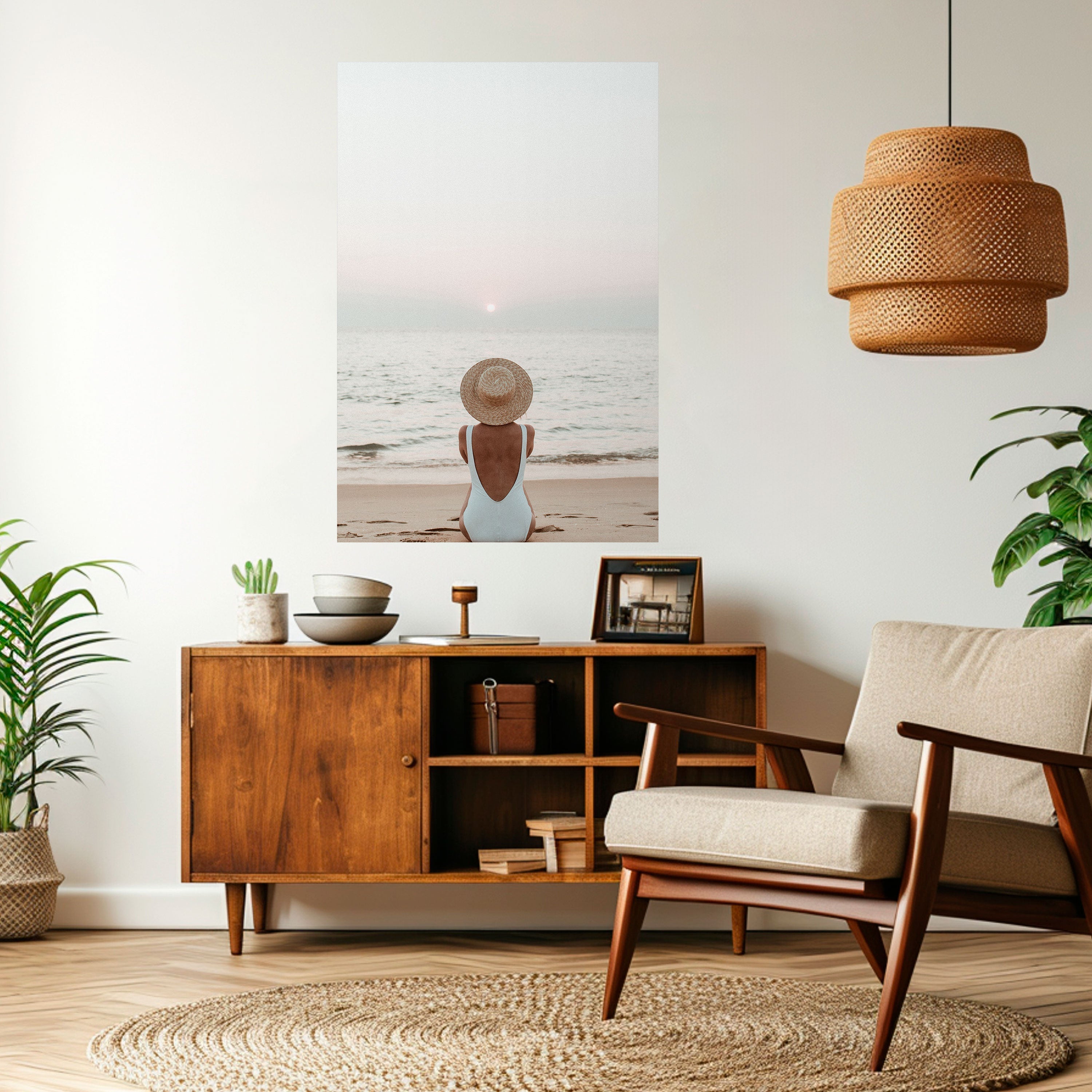 SAND AND SOLITUDE Poster Vertical Autocolante