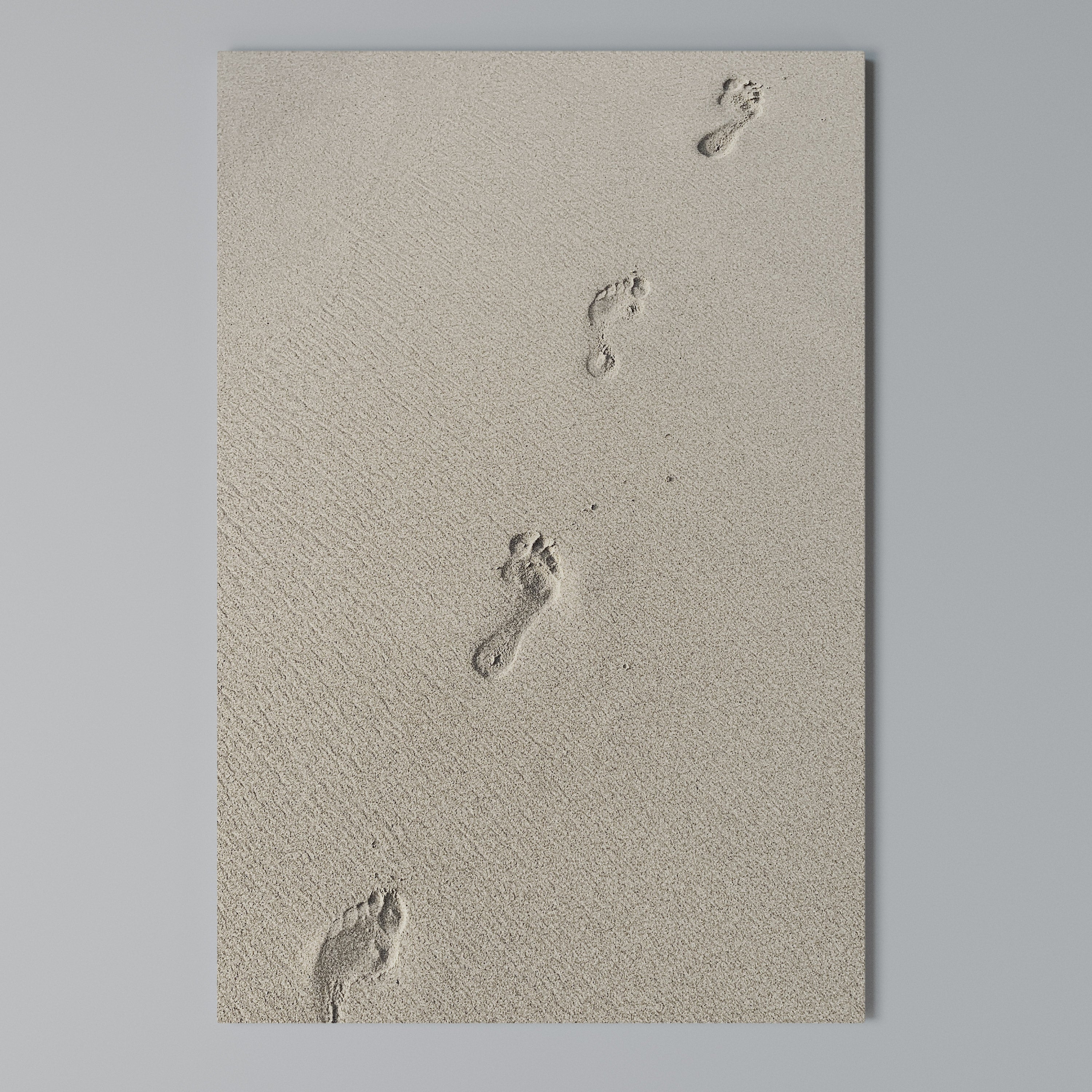 BEACH BOUND PATHWAYS Quadro em tela vertical