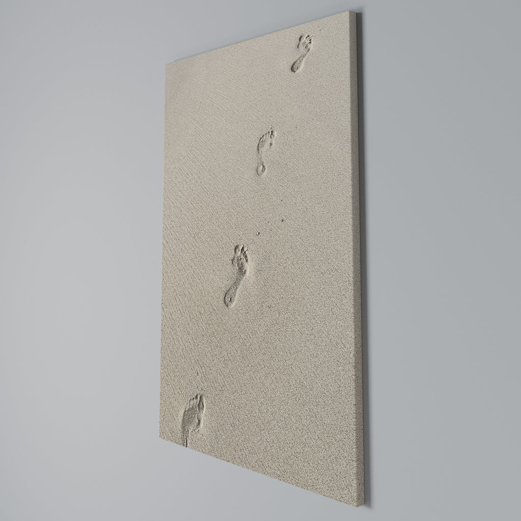 BEACH BOUND PATHWAYS Quadro em tela vertical