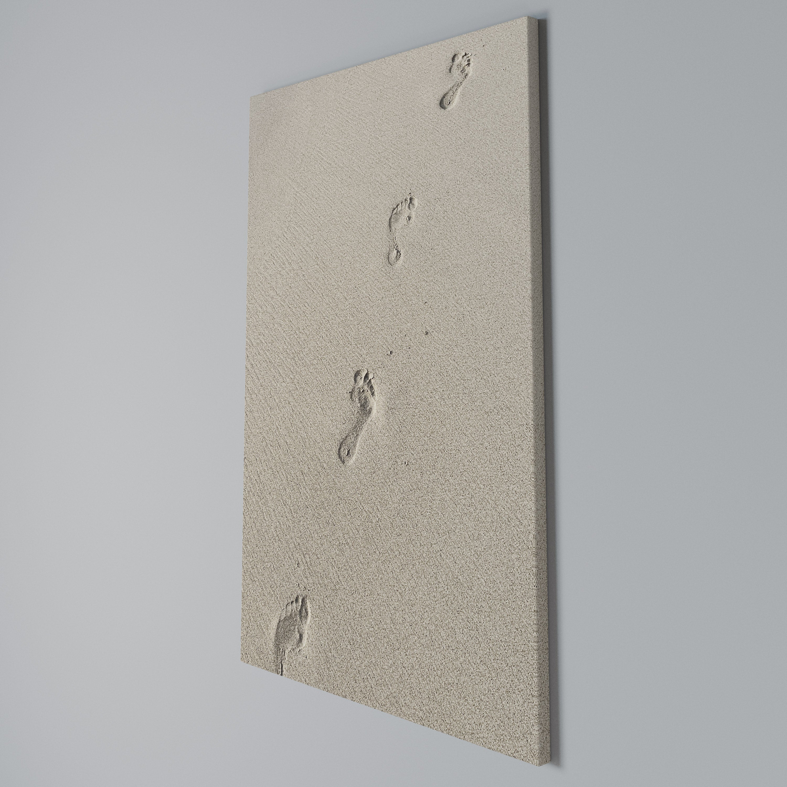 BEACH BOUND PATHWAYS Quadro em tela vertical