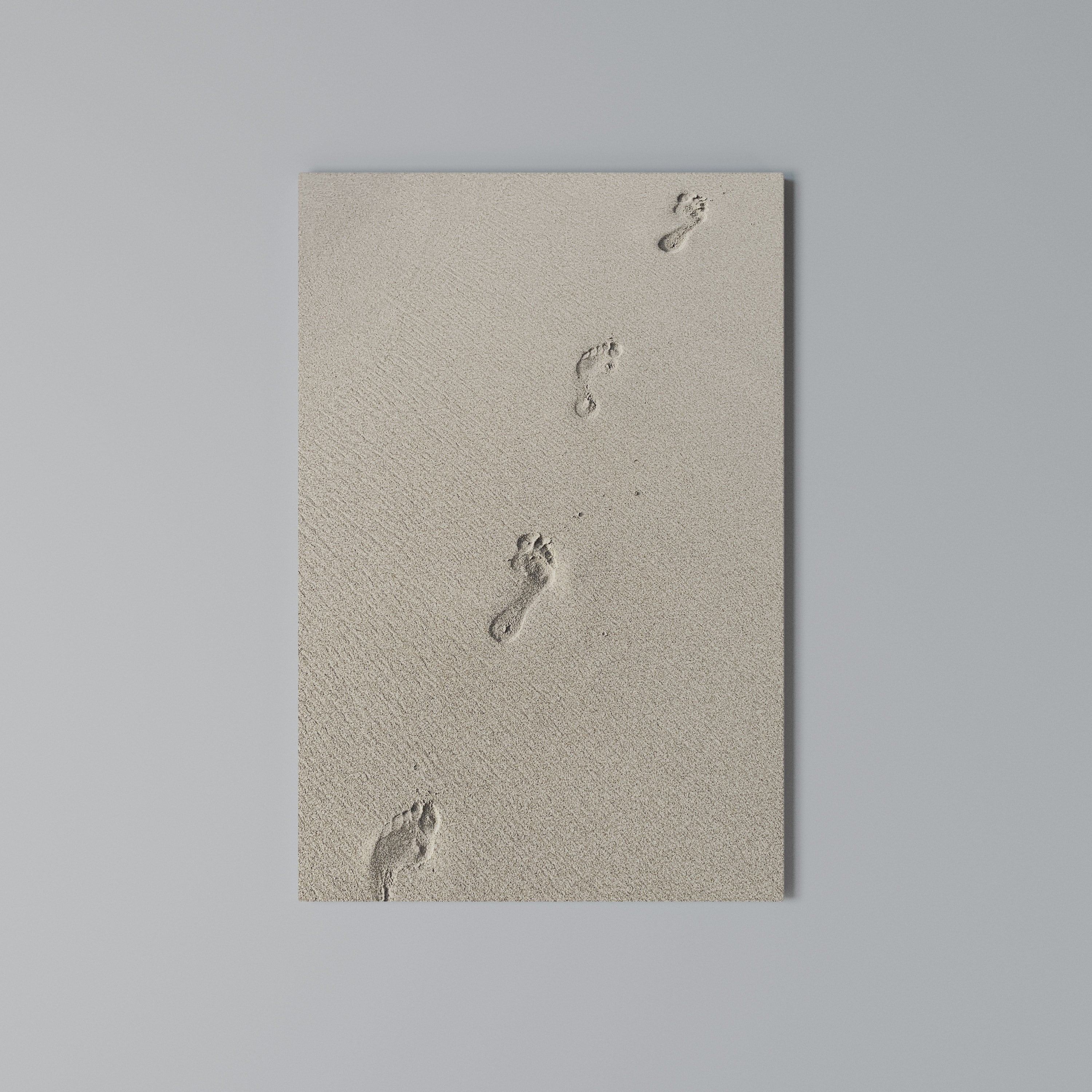 BEACH BOUND PATHWAYS Quadro em tela vertical