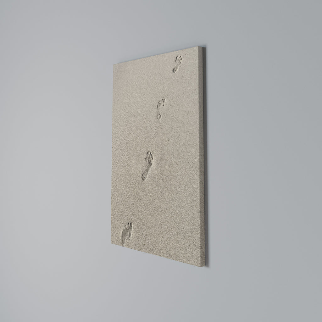 BEACH BOUND PATHWAYS Quadro em tela vertical
