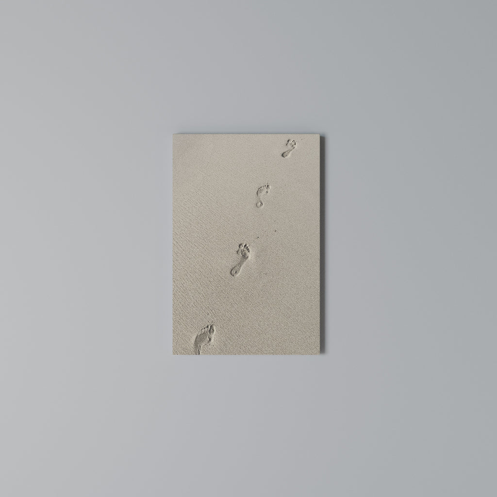 BEACH BOUND PATHWAYS Quadro em tela vertical