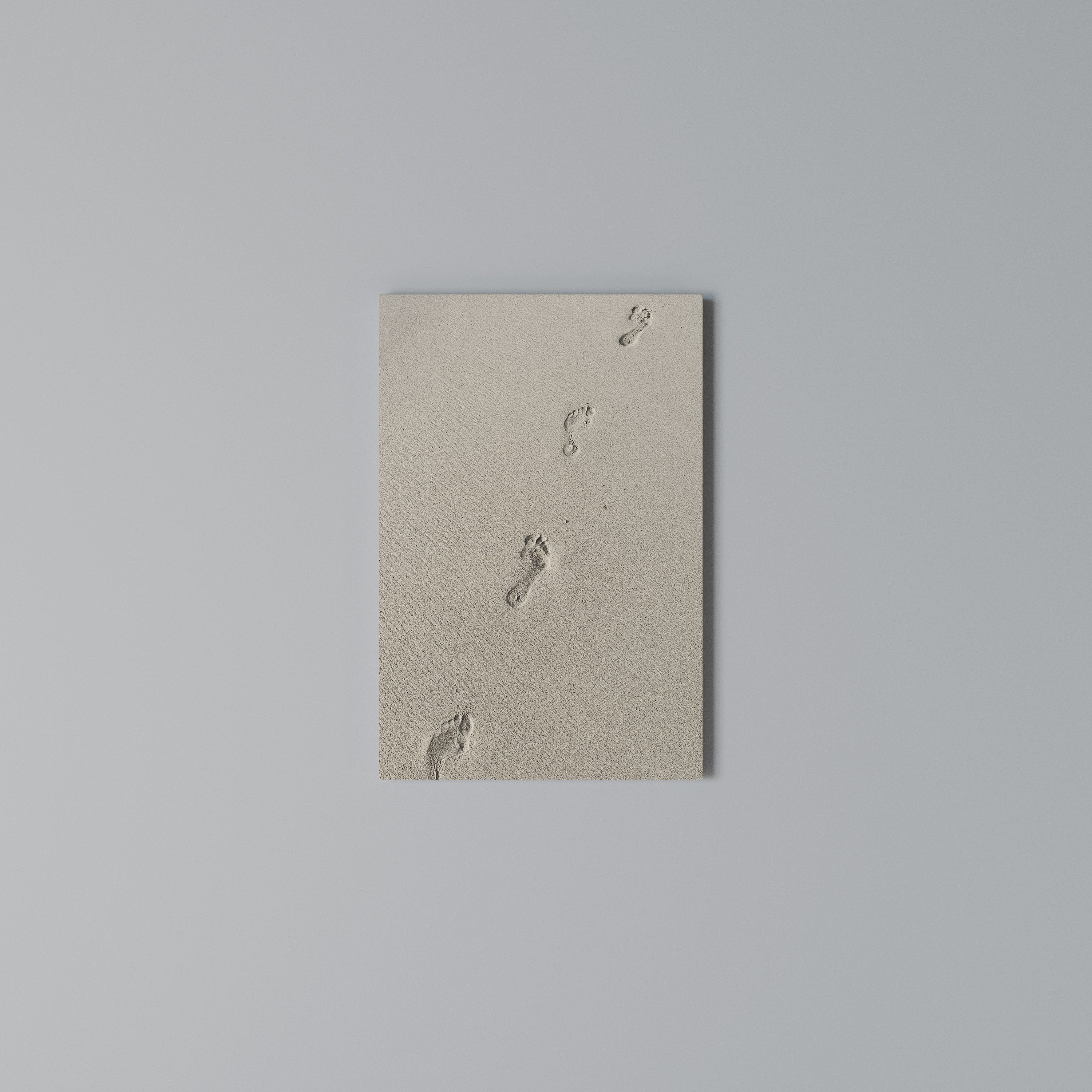 BEACH BOUND PATHWAYS Quadro em tela vertical