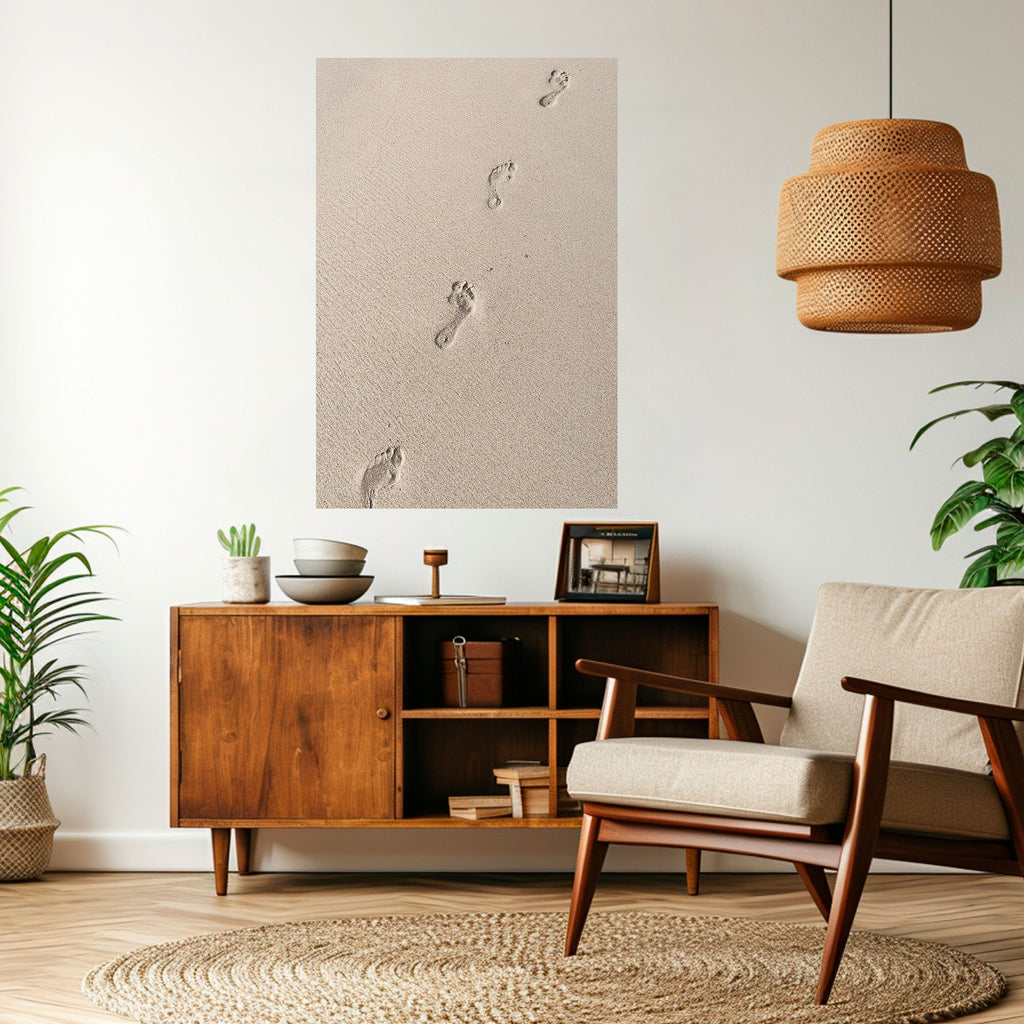 BEACH BOUND PATHWAYS Peel and Stick Vertical Poster