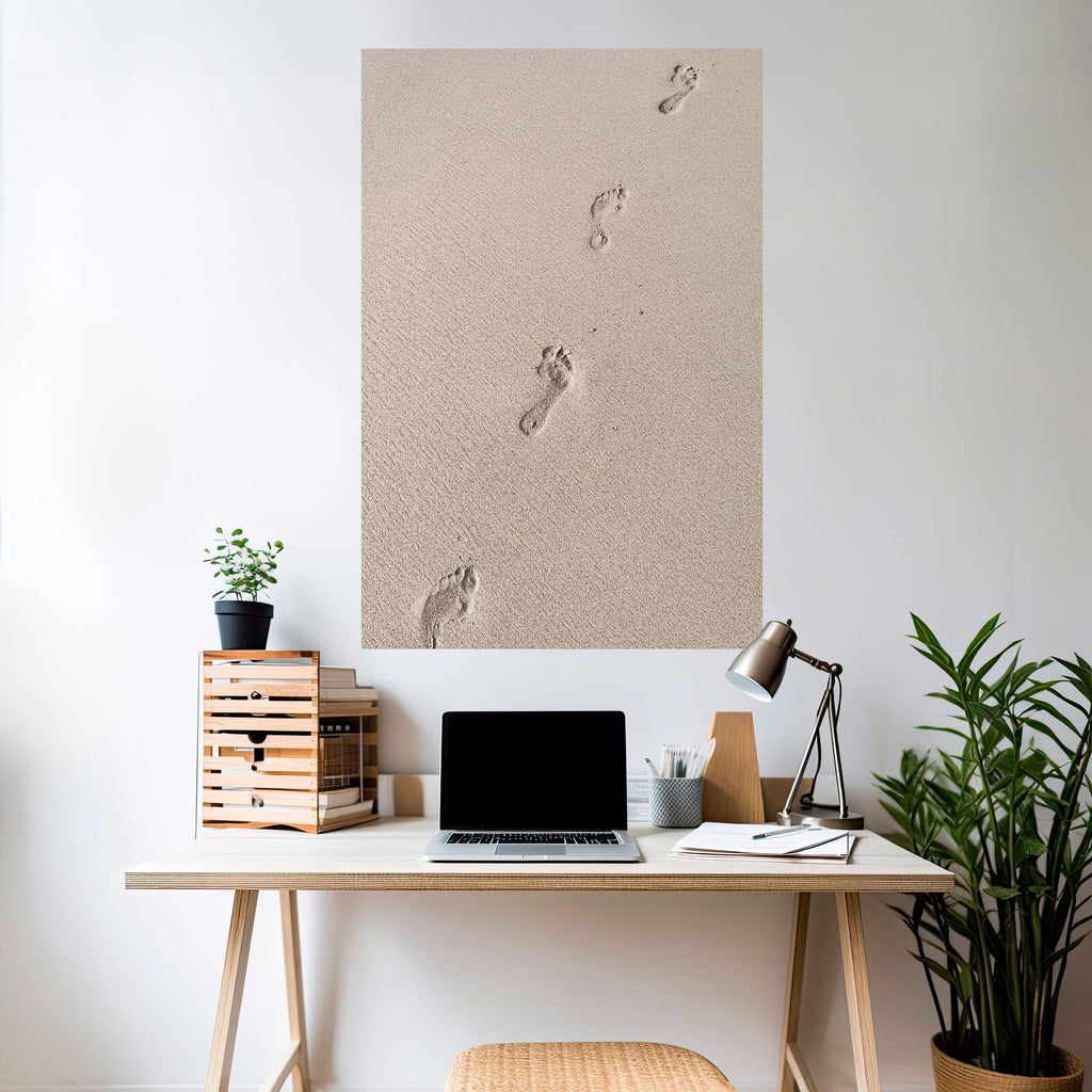 BEACH BOUND PATHWAYS Peel and Stick Vertical Poster