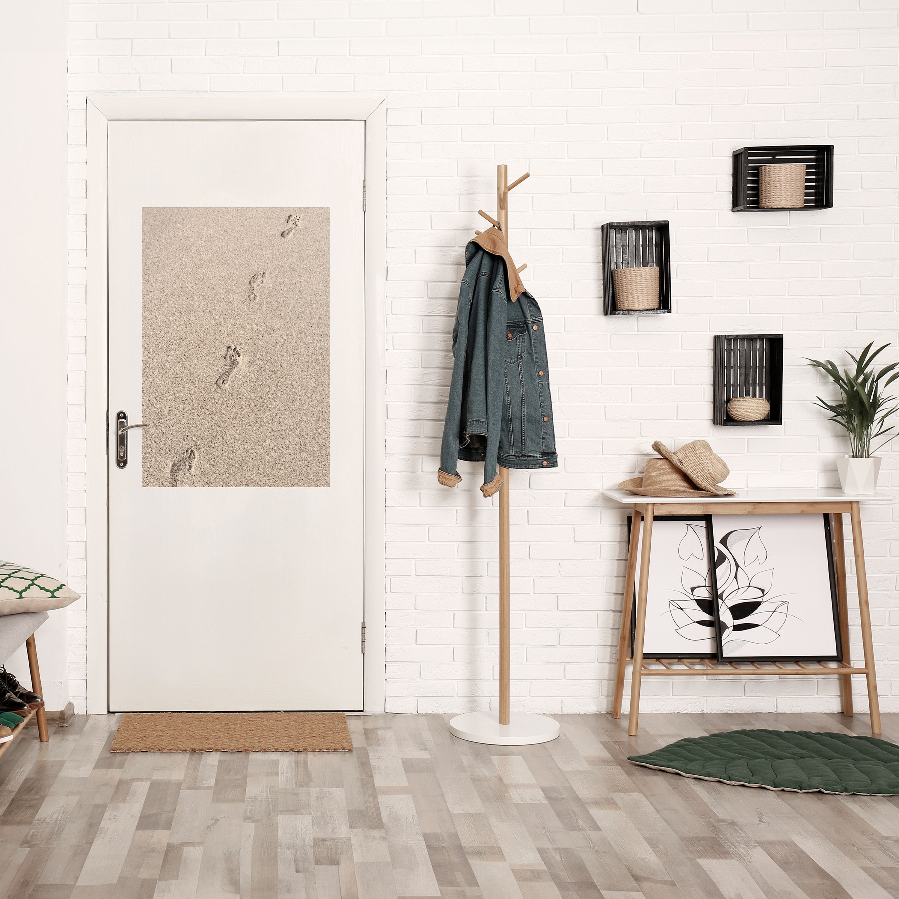 BEACH BOUND PATHWAYS Peel and Stick Vertical Poster