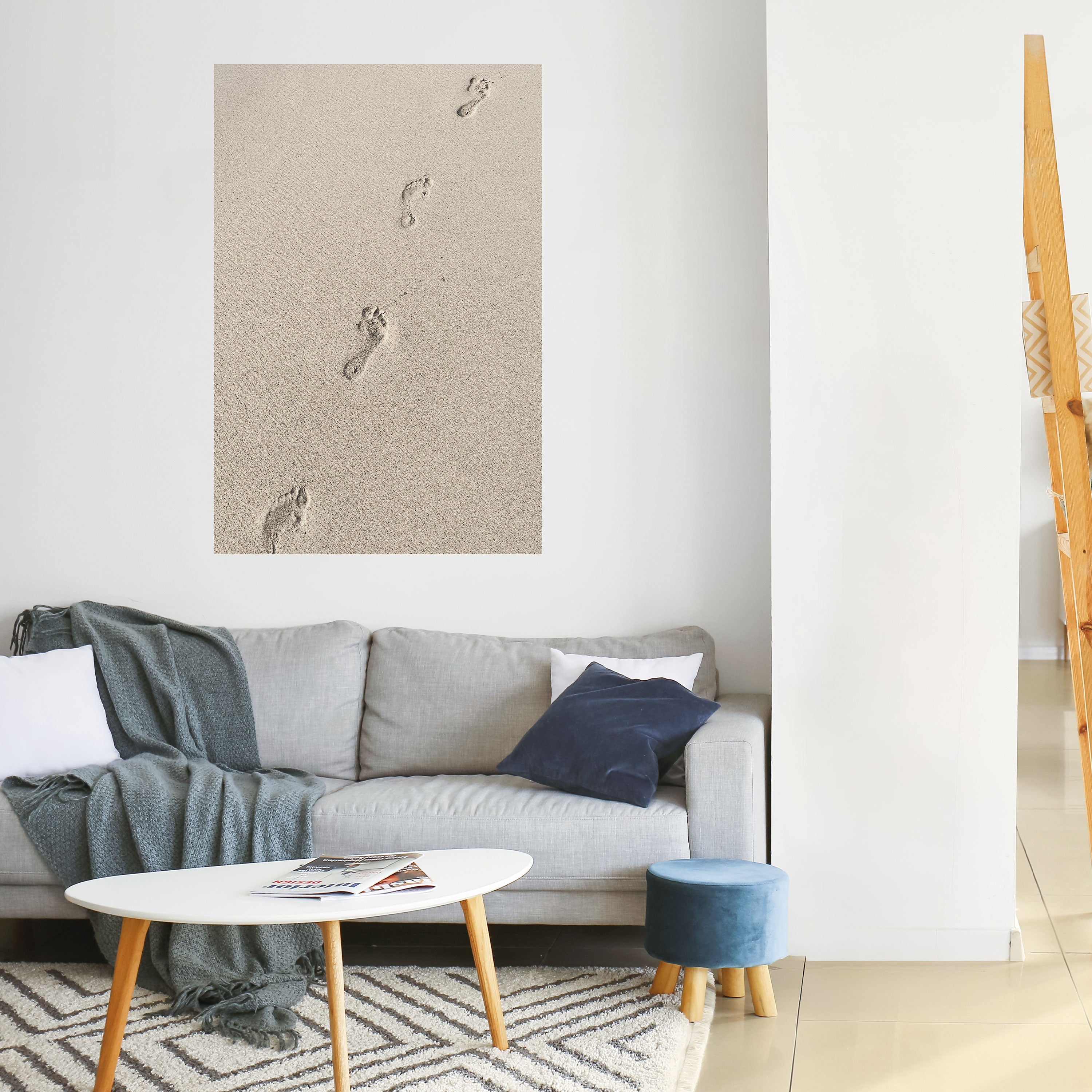 BEACH BOUND PATHWAYS Peel and Stick Vertical Poster